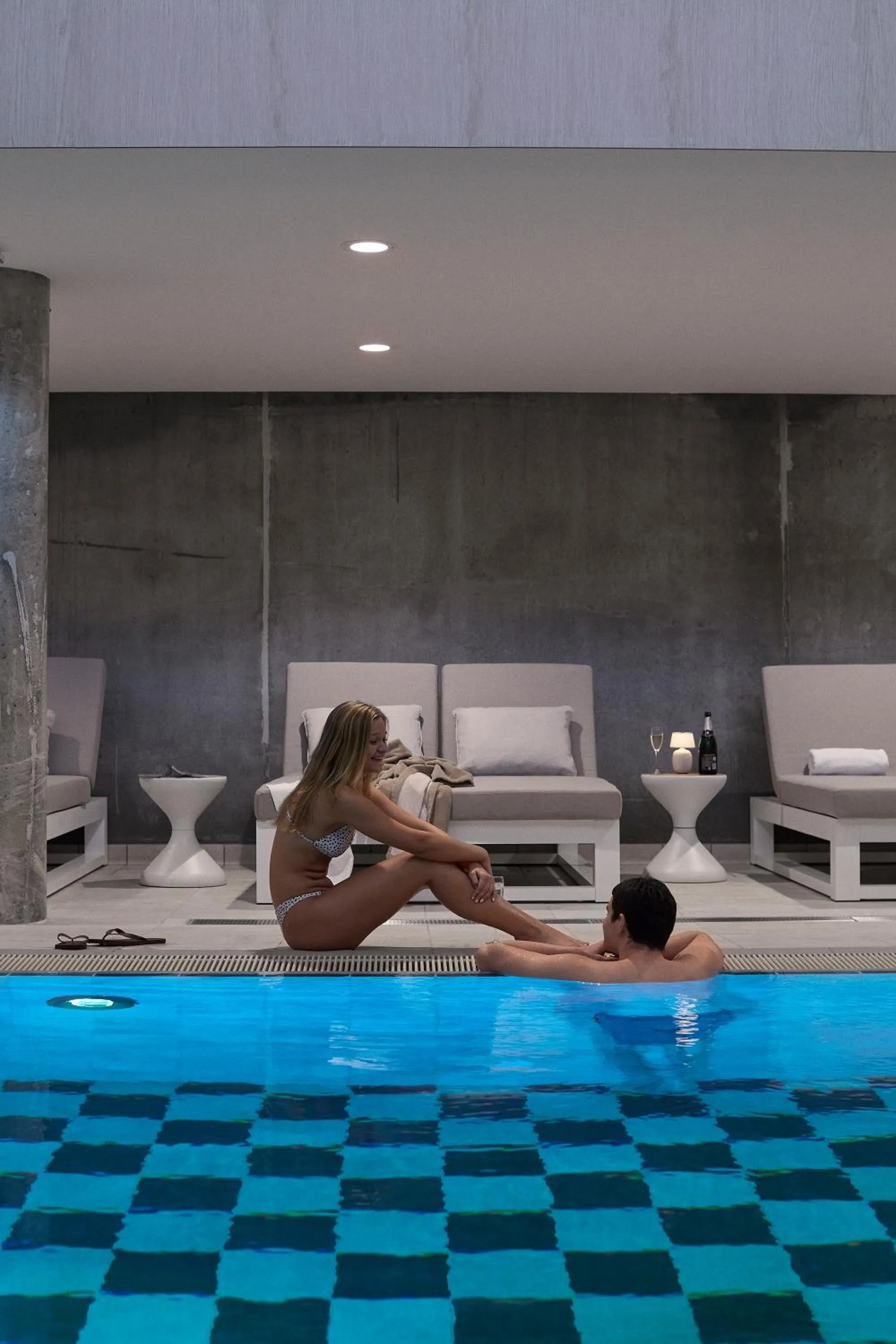 Spa and wellness centre/facilities in Hôtel de Ville