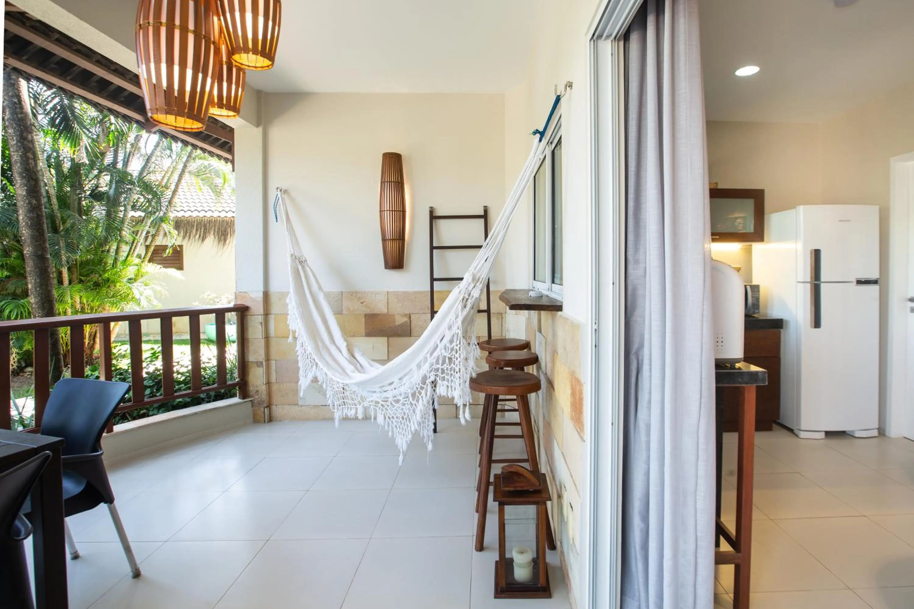 Balcony/Terrace, Bed in Kite Dream Cumbuco Apartments 60 & 120qm