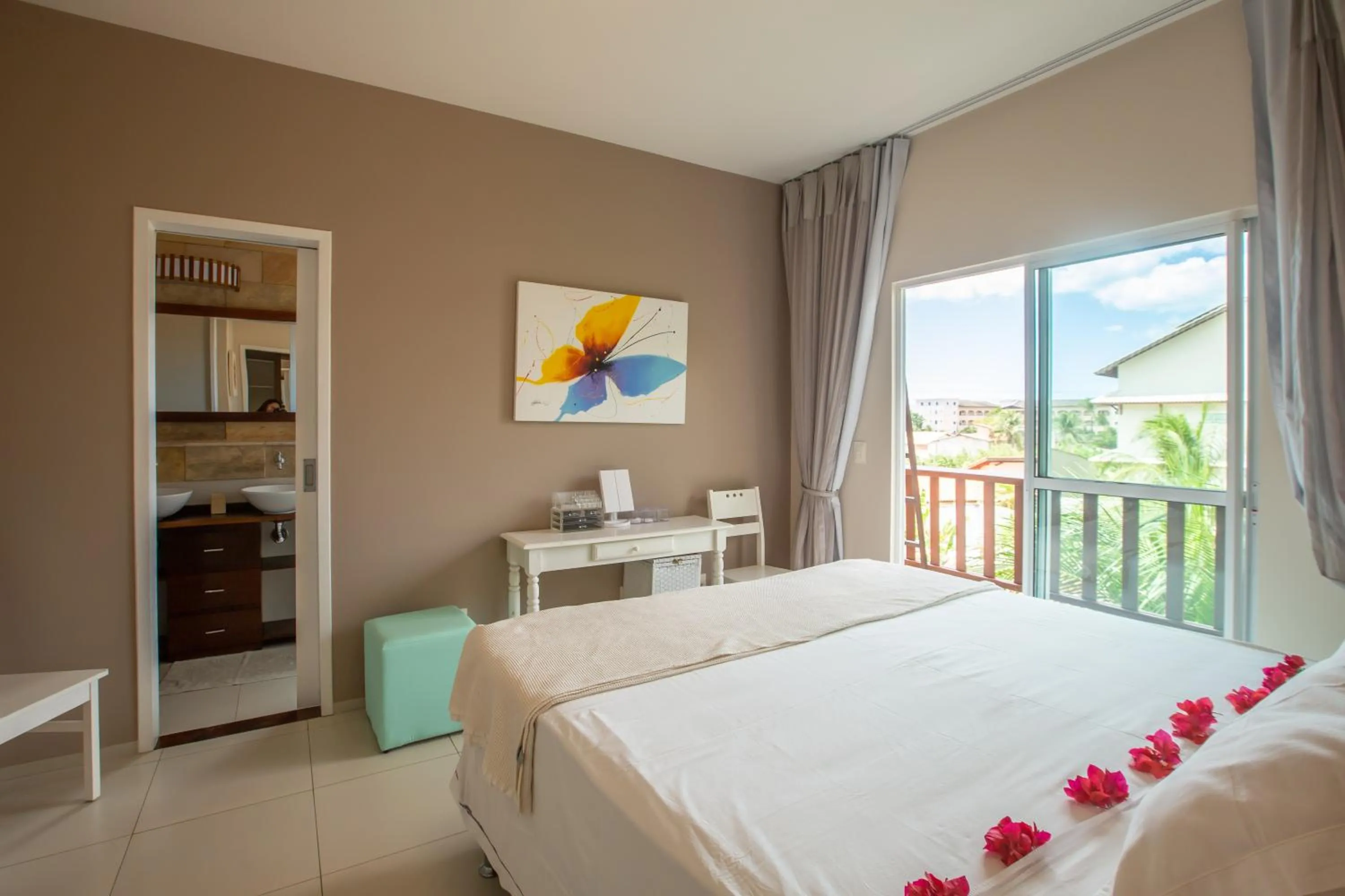 Bedroom, Bed in Kite Dream Cumbuco Apartments 60 & 120qm