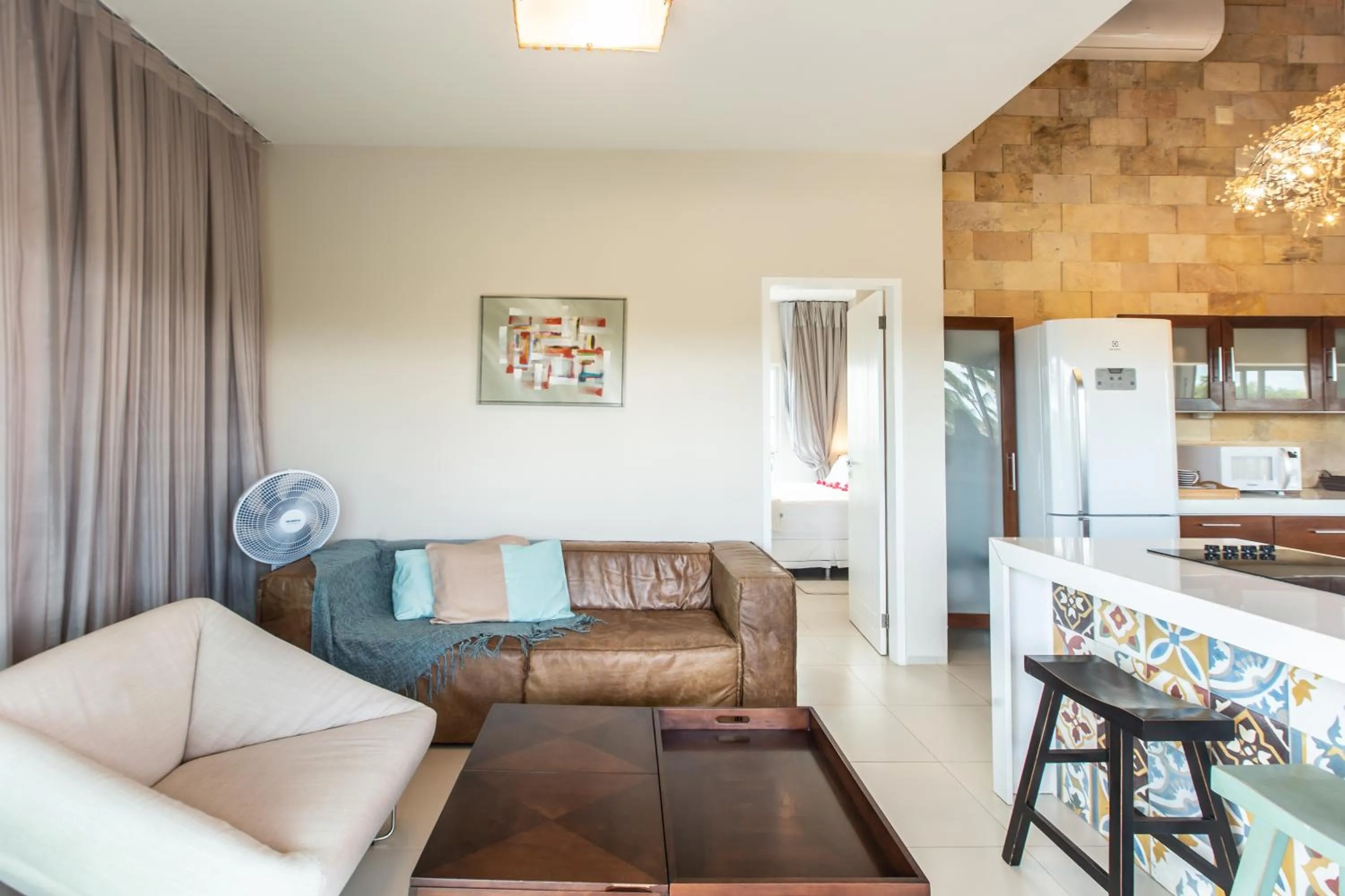Communal lounge/ TV room in Kite Dream Cumbuco Apartments 60 & 120qm
