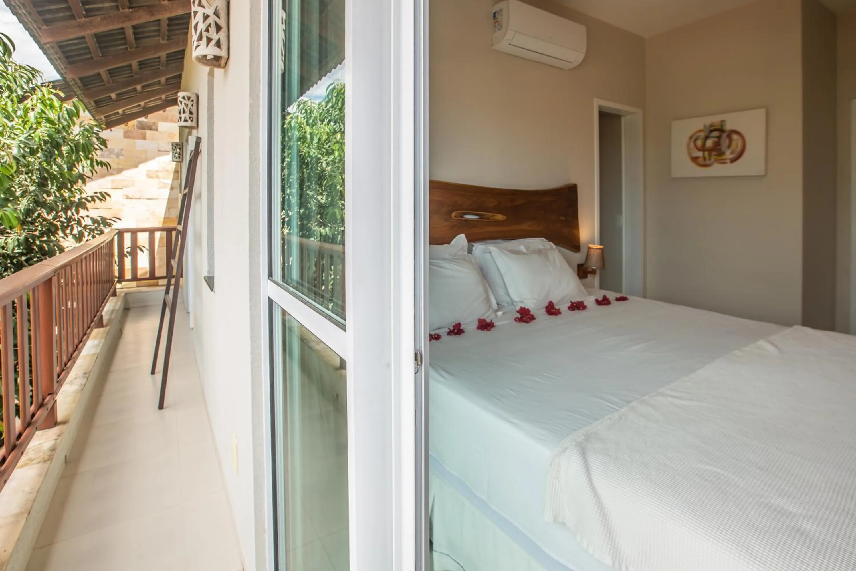 Bed in Kite Dream Cumbuco Apartments 60 & 120qm