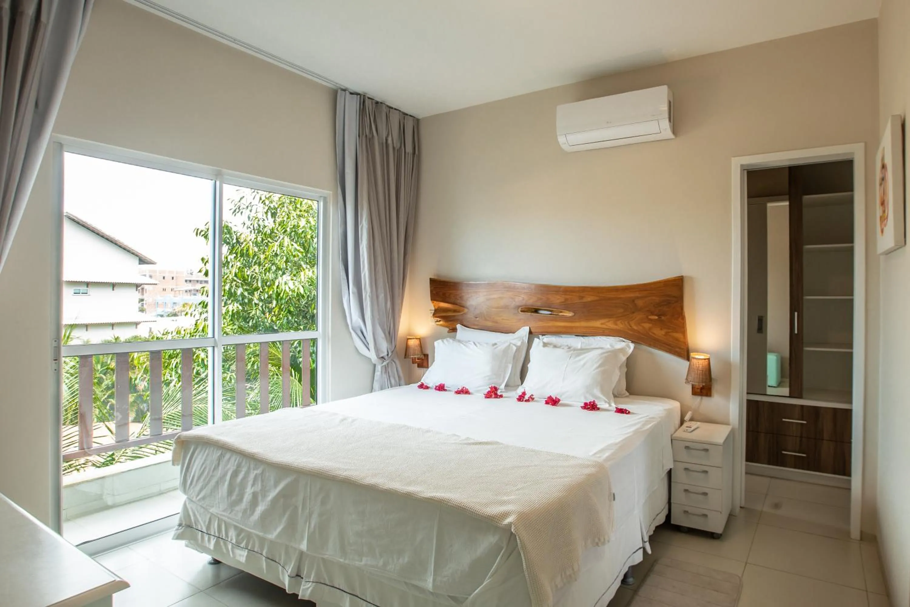 Bed in Kite Dream Cumbuco Apartments 60 & 120qm