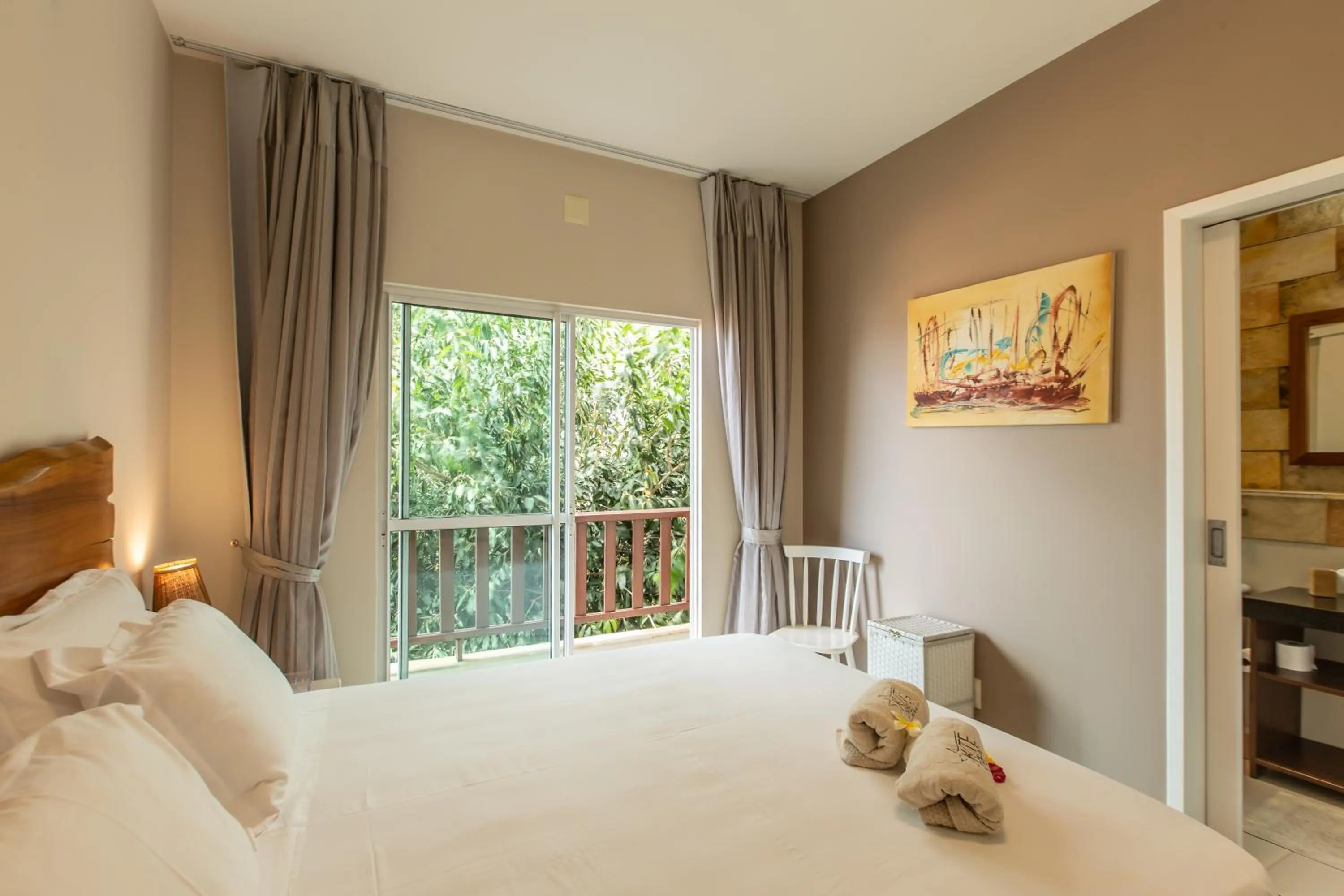 Bed in Kite Dream Cumbuco Apartments 60 & 120qm