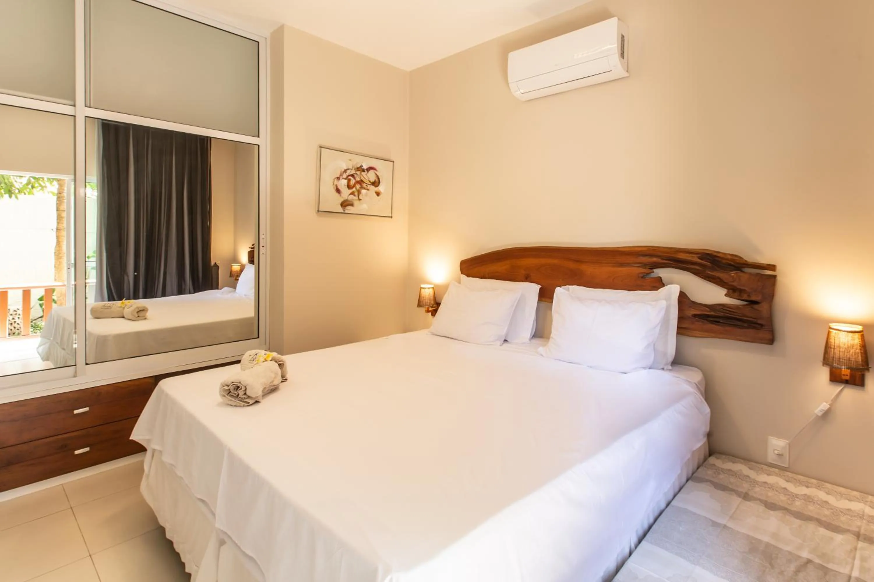 Bed in Kite Dream Cumbuco Apartments 60 & 120qm
