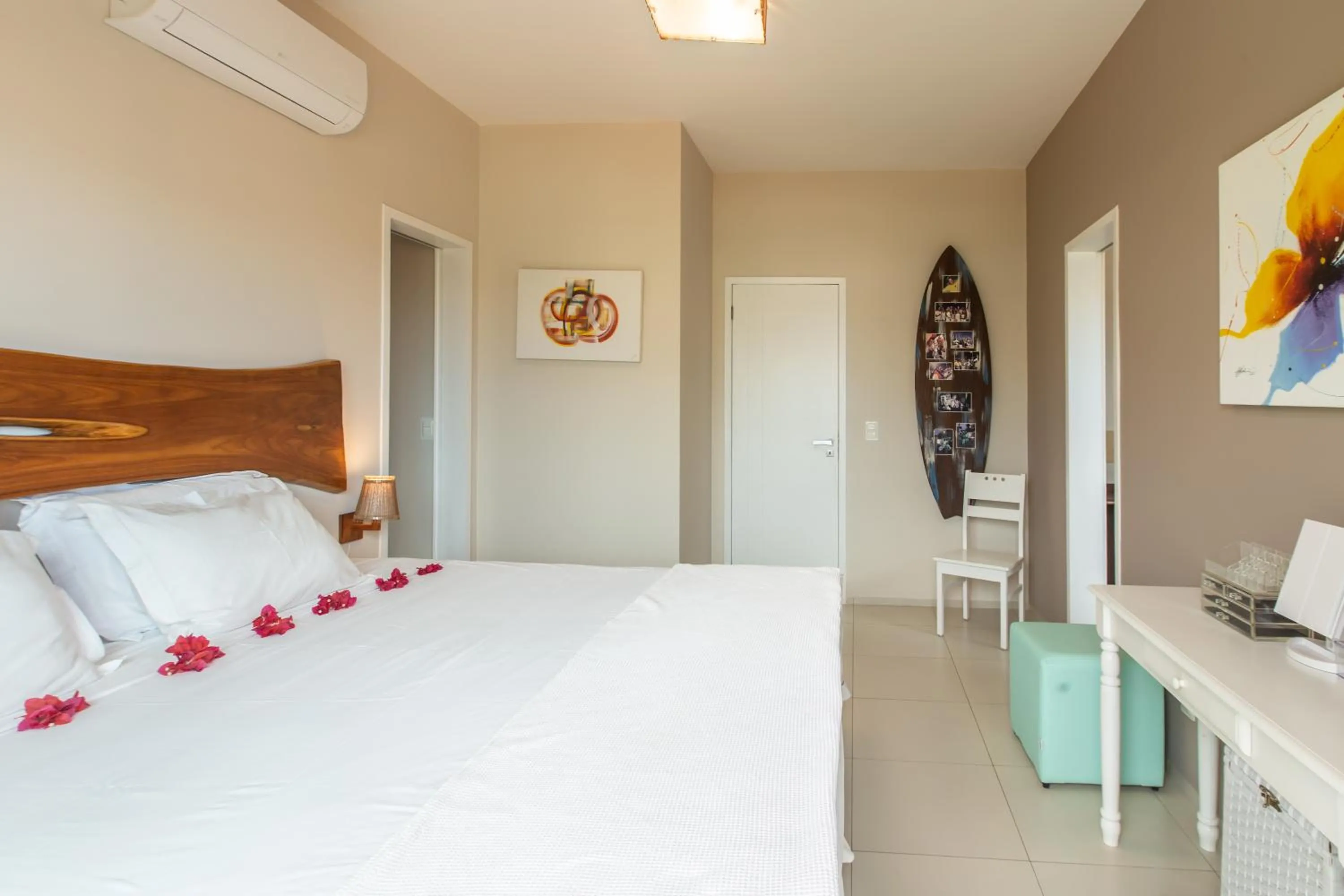 Bed in Kite Dream Cumbuco Apartments 60 & 120qm
