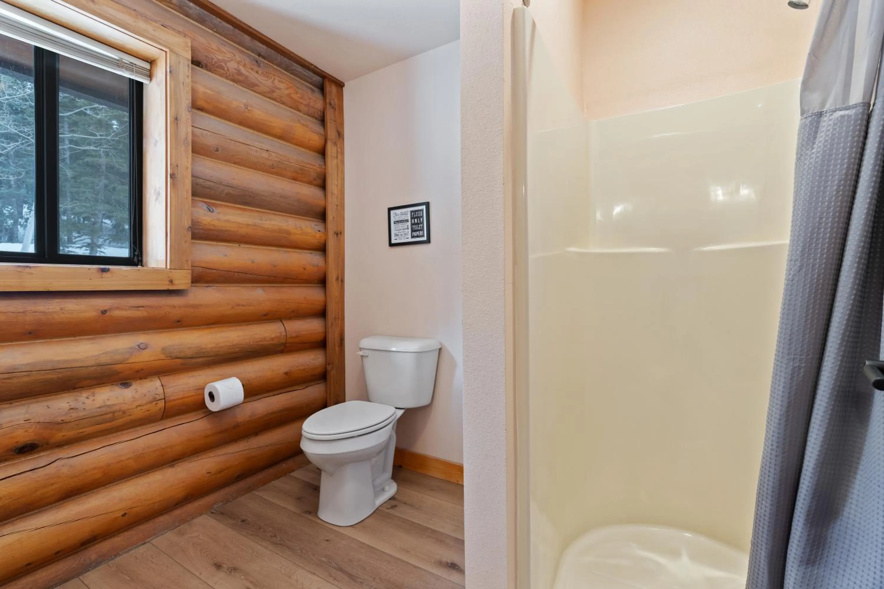 Shower in Duck Creek Village Inn