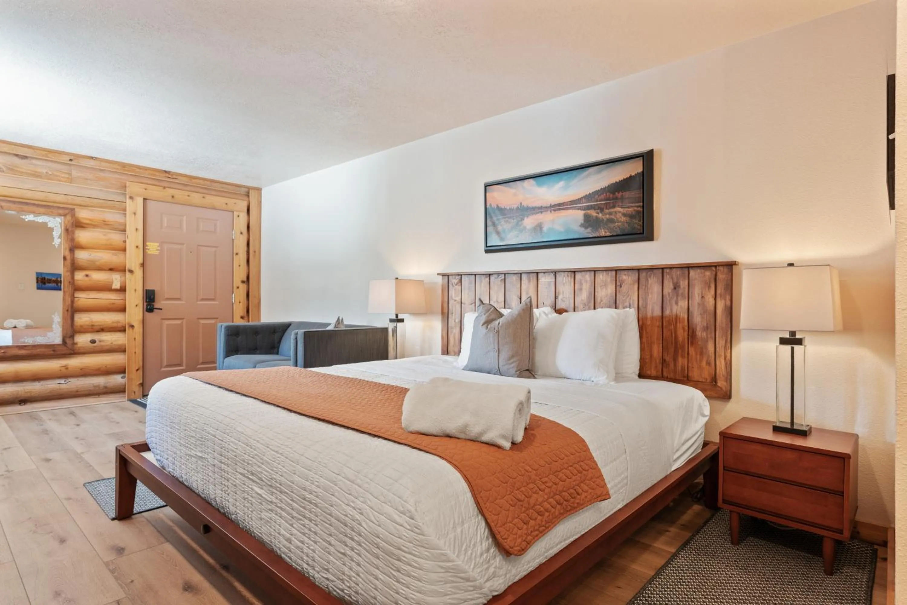 Bed in Duck Creek Village Inn