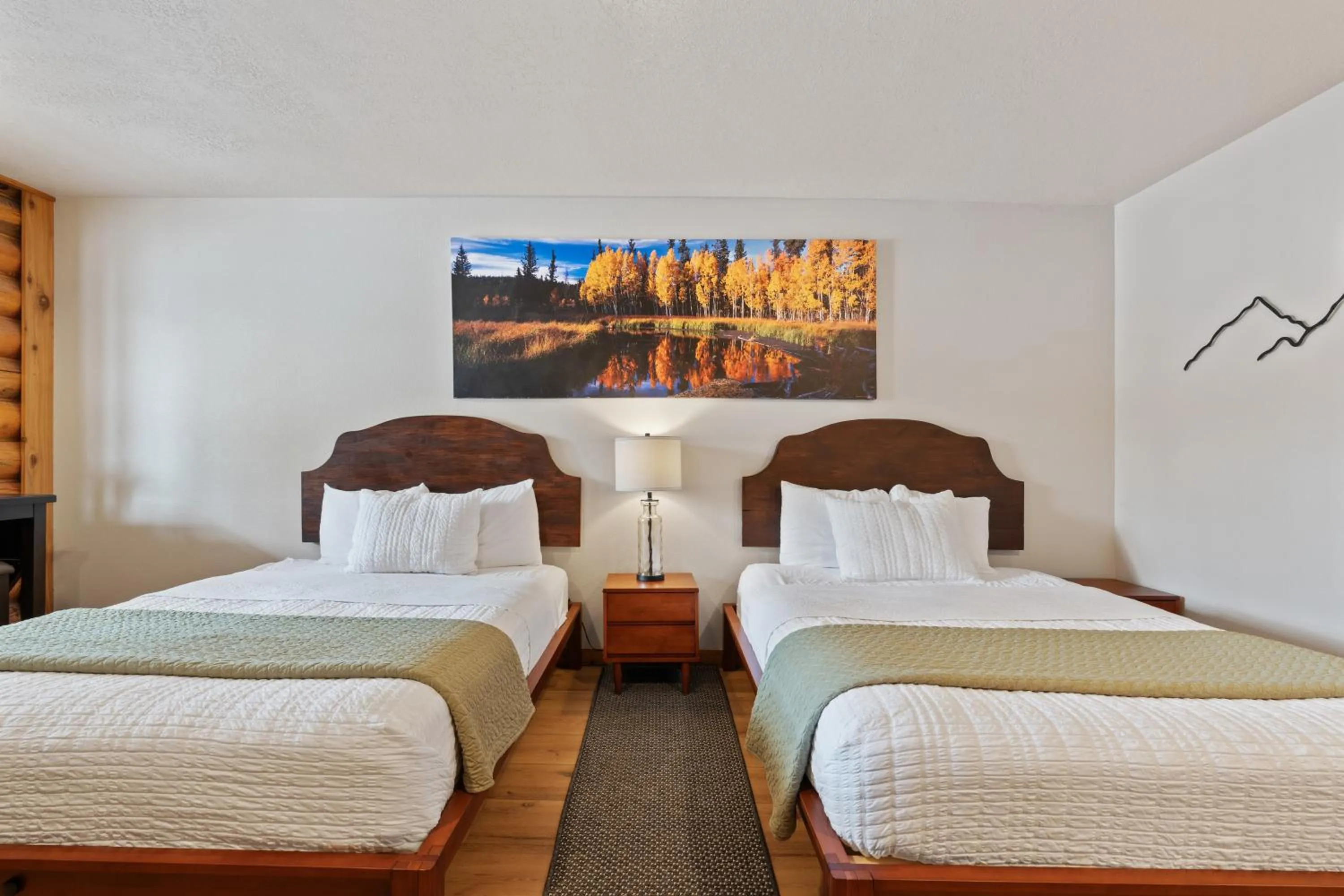 Bed in Duck Creek Village Inn