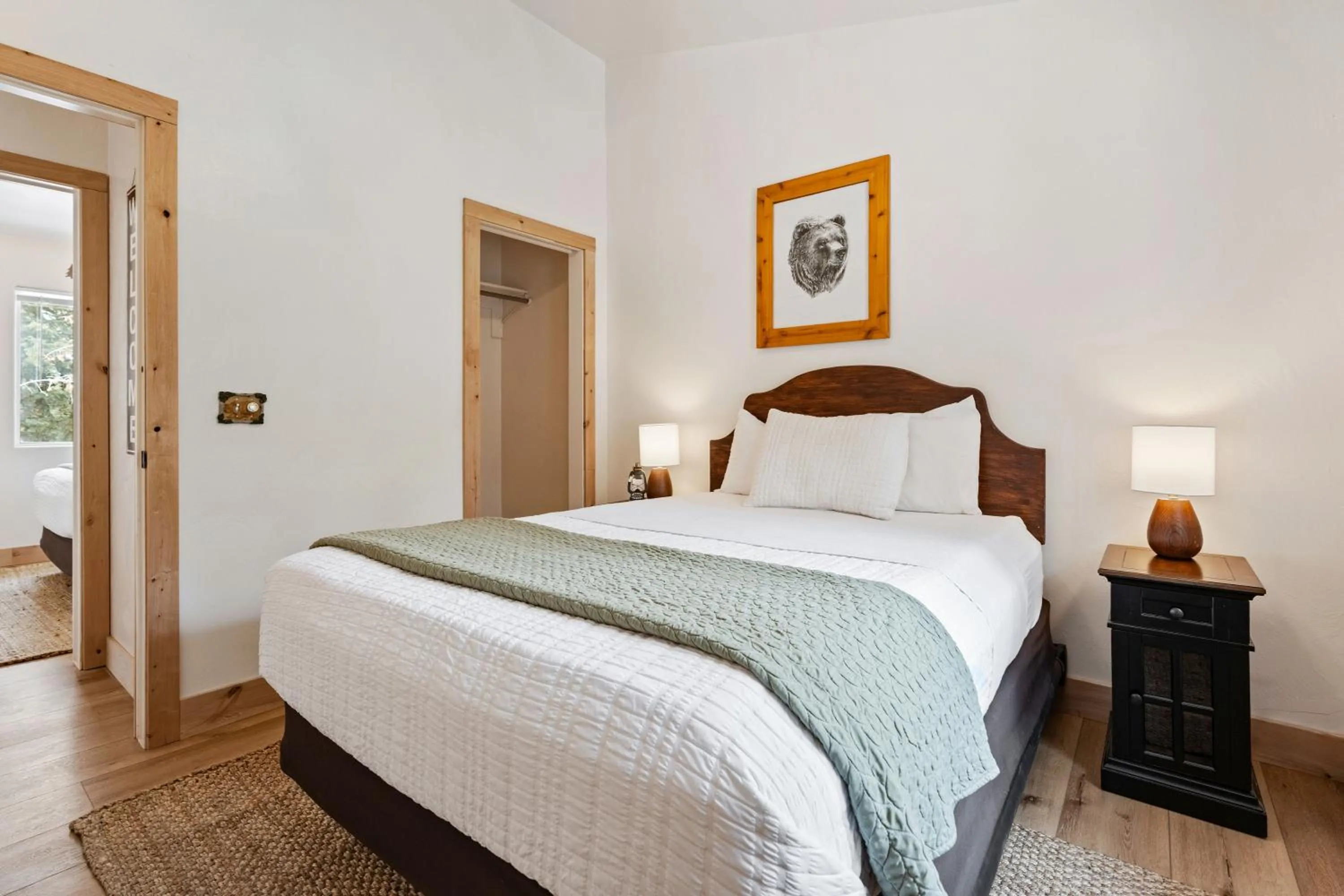 Bed in Duck Creek Village Inn