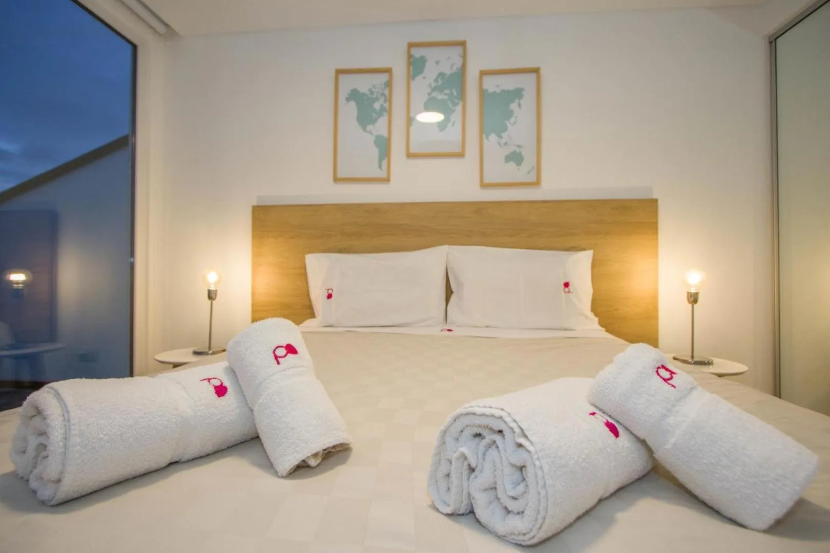 Bed in Pacifico Apartamentos