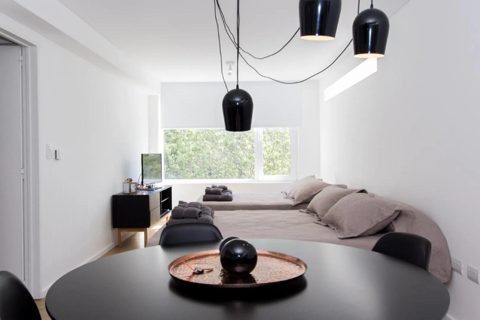 Bed in Pacifico Apartamentos