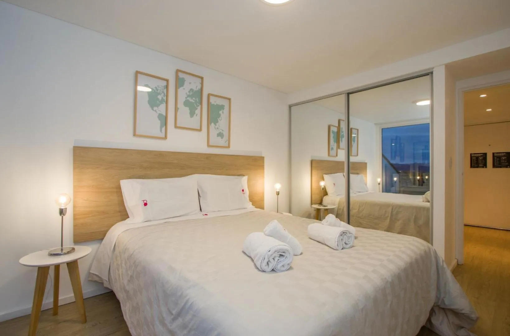 Bed in Pacifico Apartamentos