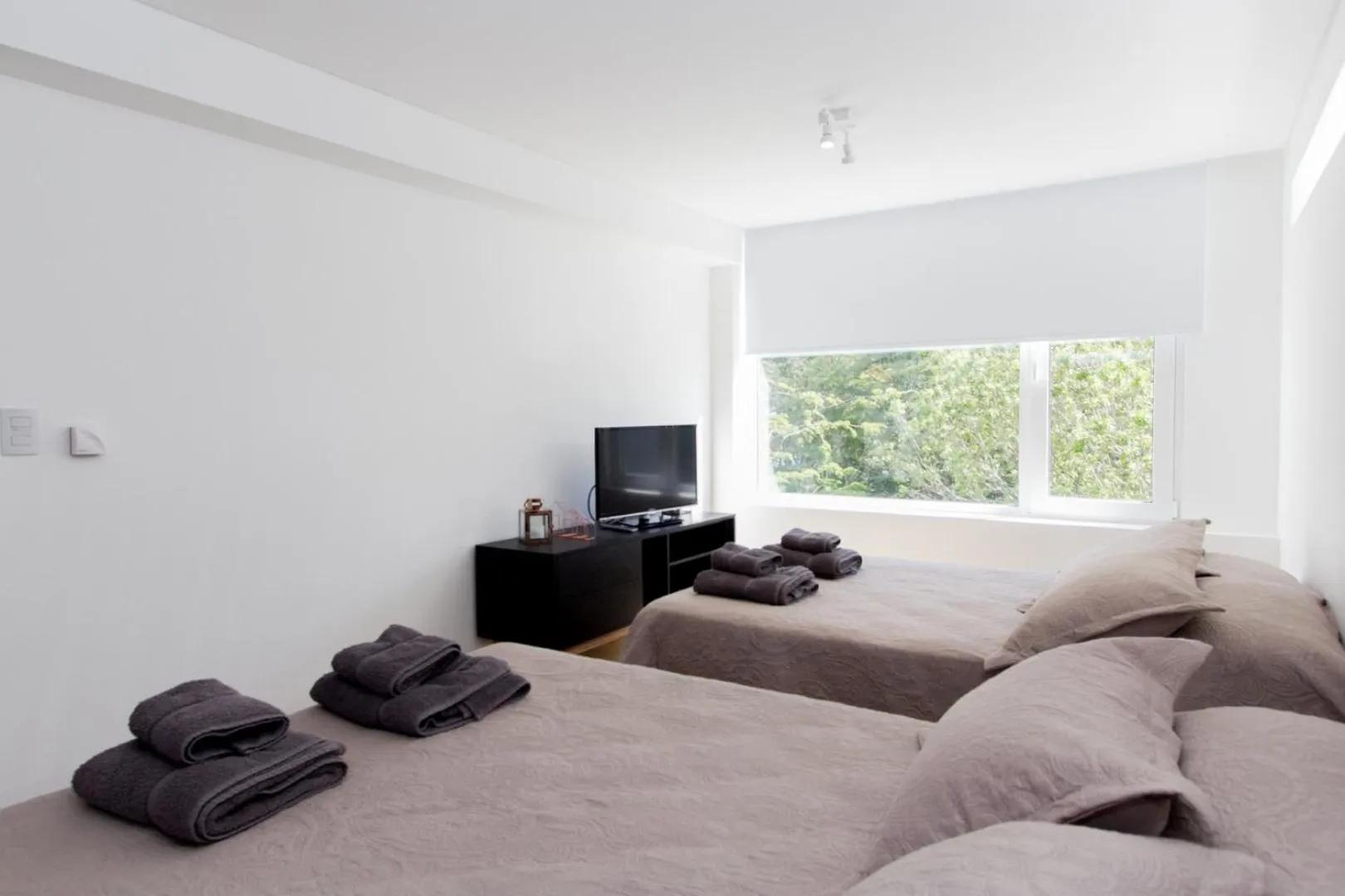 Bed in Pacifico Apartamentos