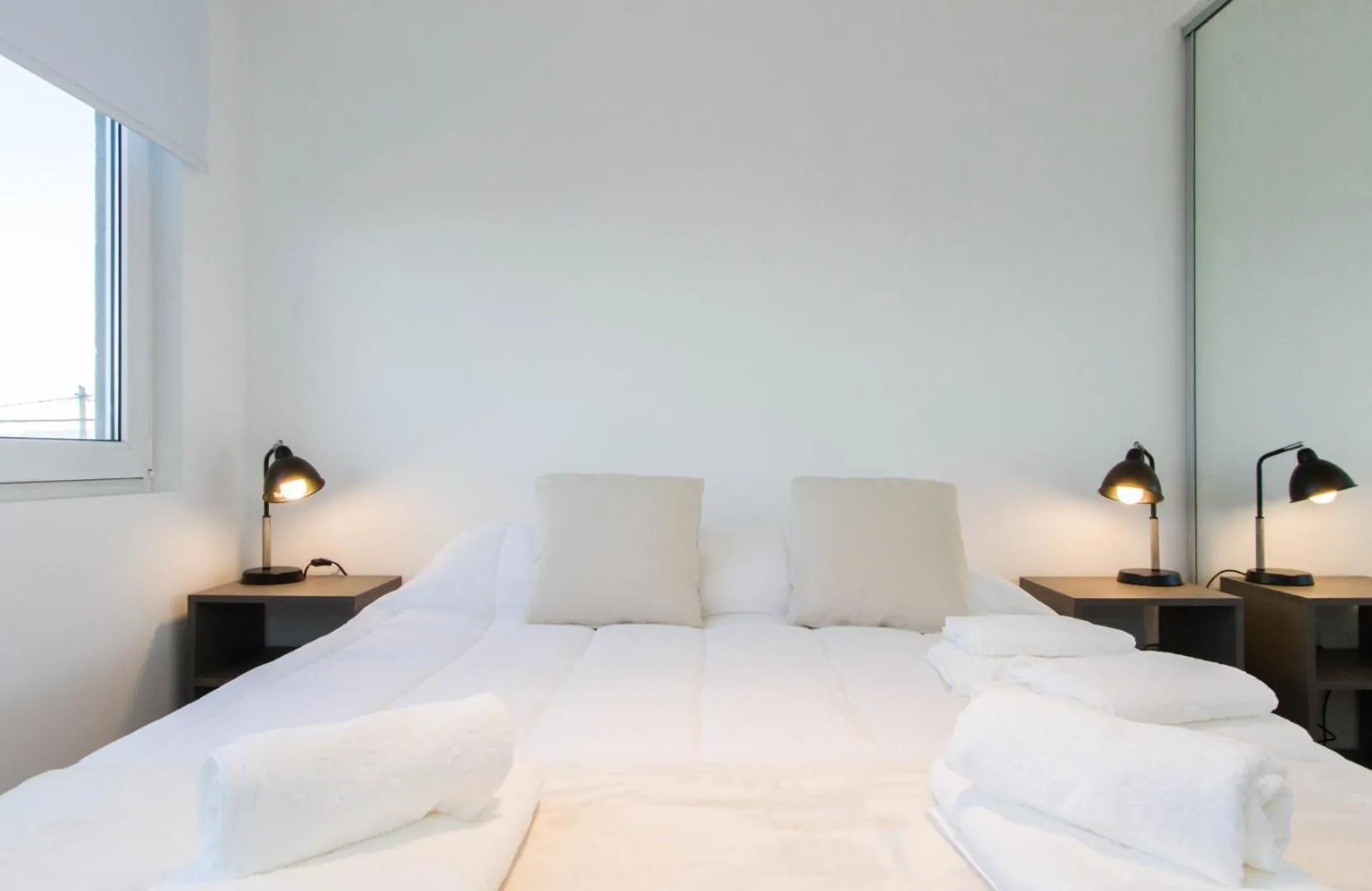 Bedroom, Bed in Pacifico Apartamentos