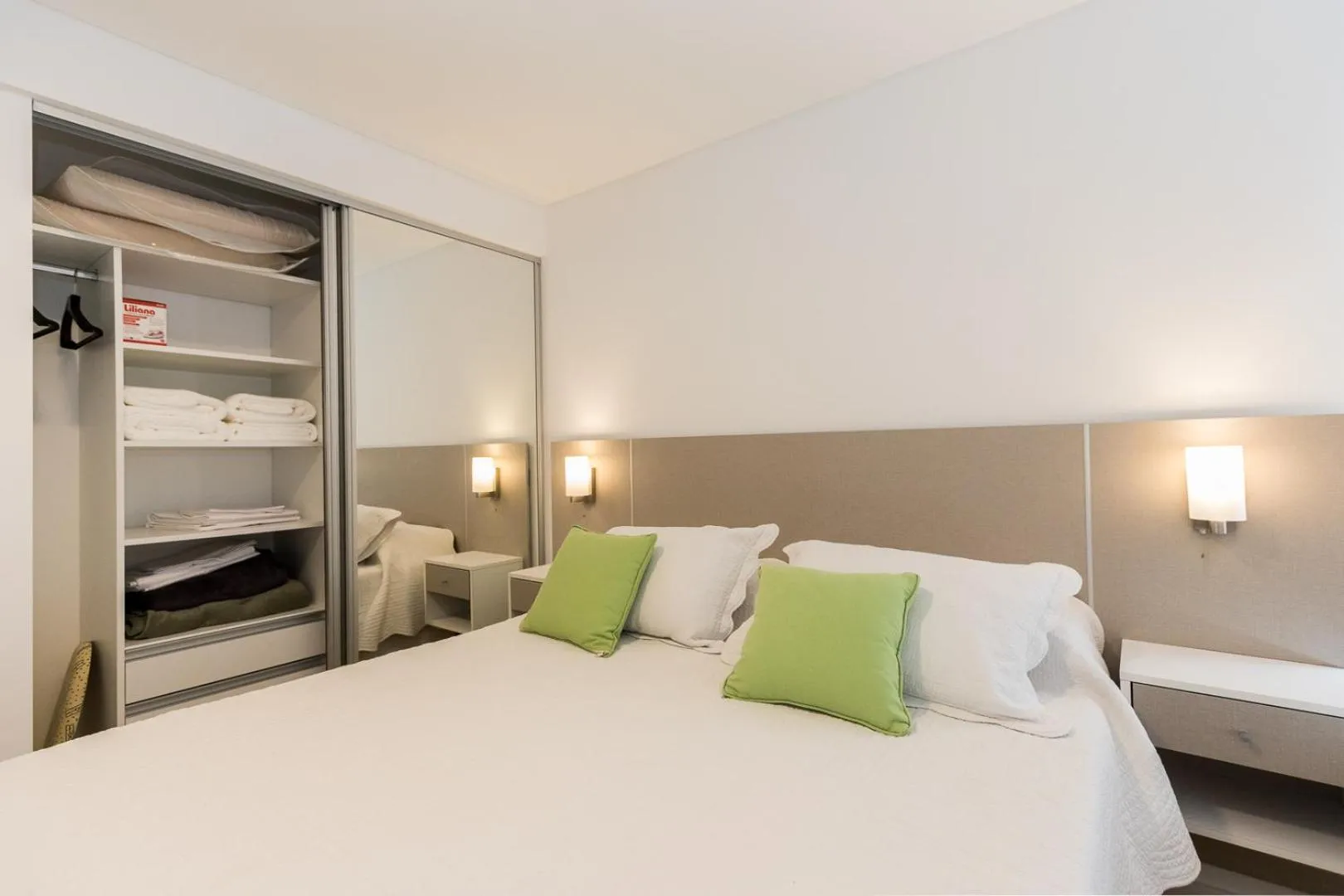 Bed in Pacifico Apartamentos