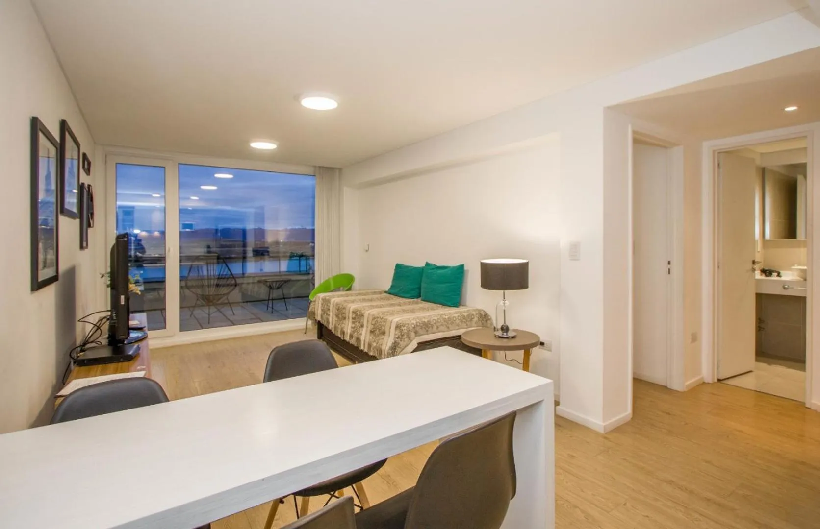 Living room in Pacifico Apartamentos