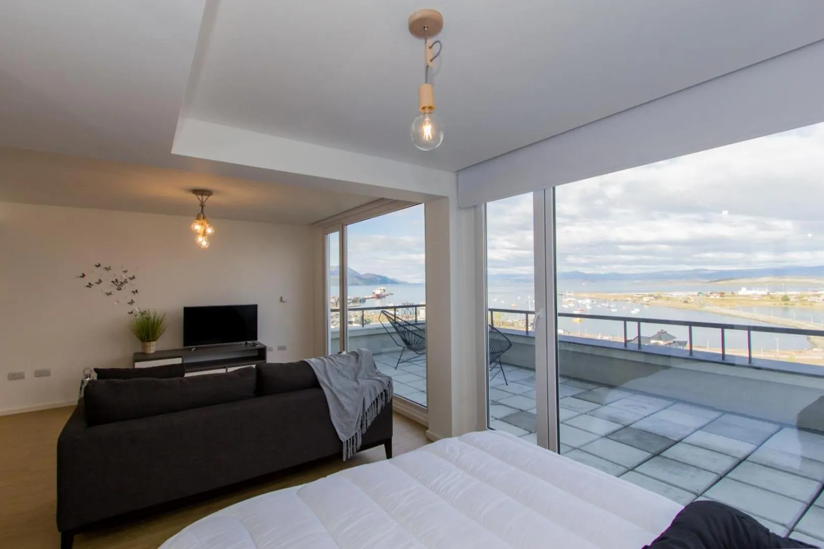 Natural landscape, Bed in Pacifico Apartamentos