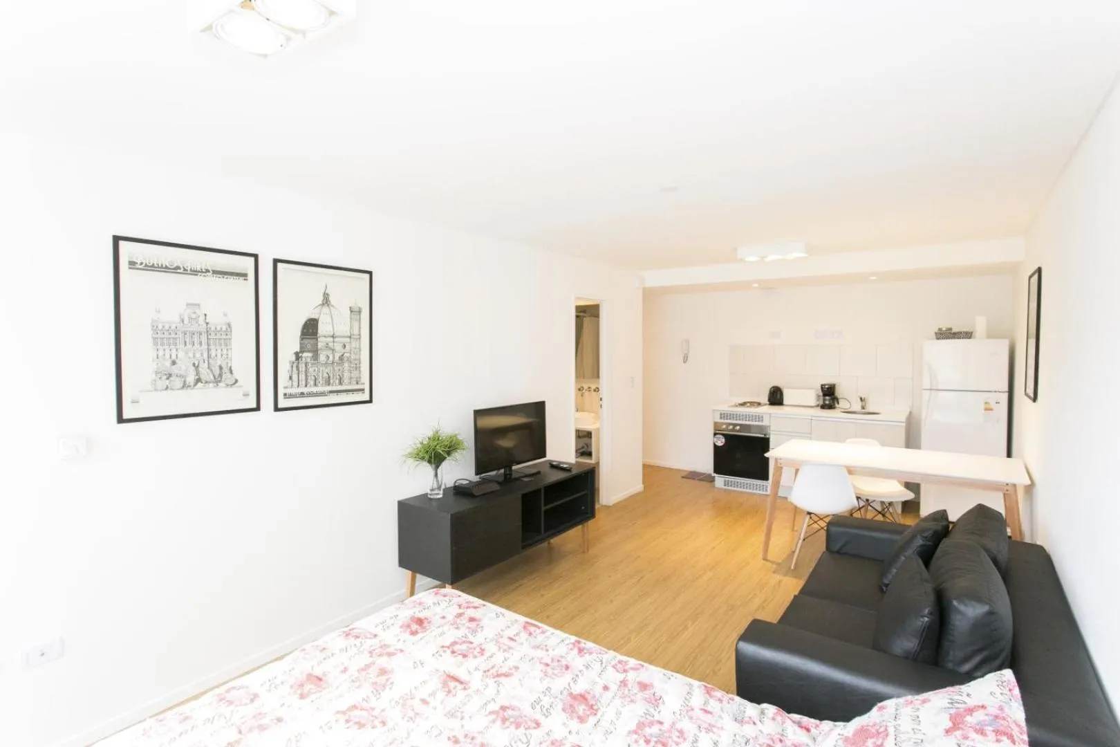 Kitchen or kitchenette in Pacifico Apartamentos