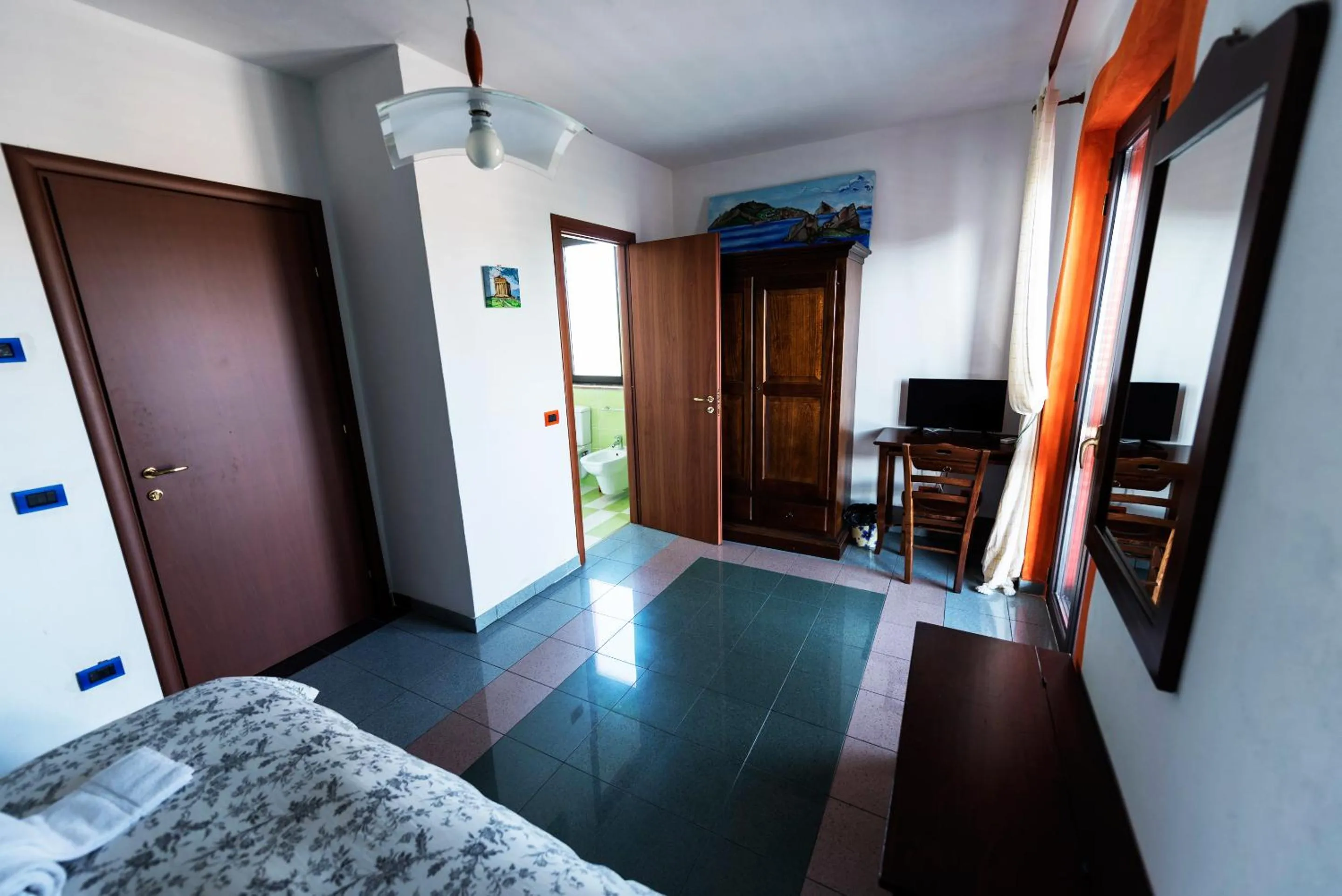 Photo of the whole room, Bed in La Casa Rossa Country House