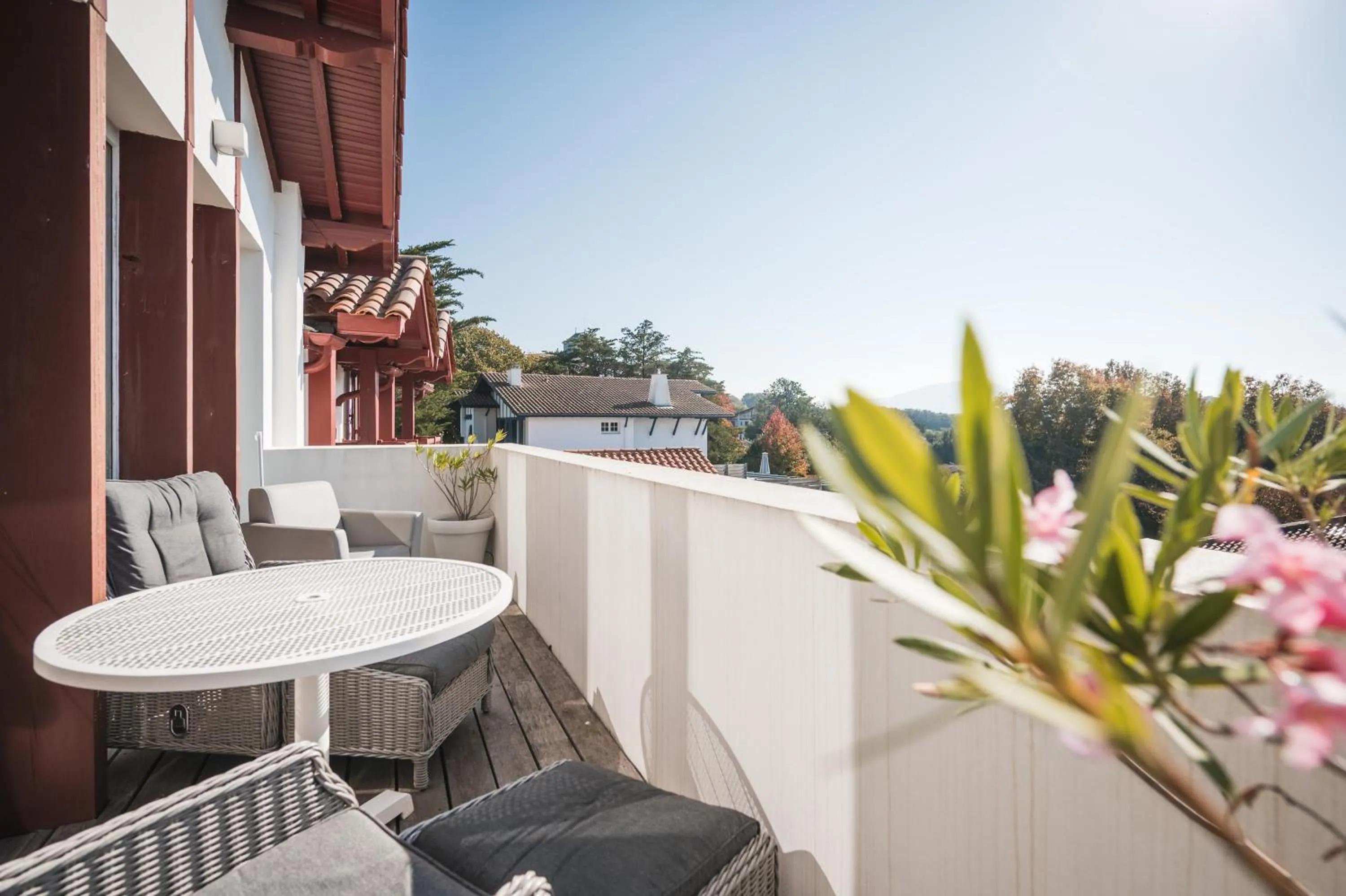 Patio in Hôtel Briketenia