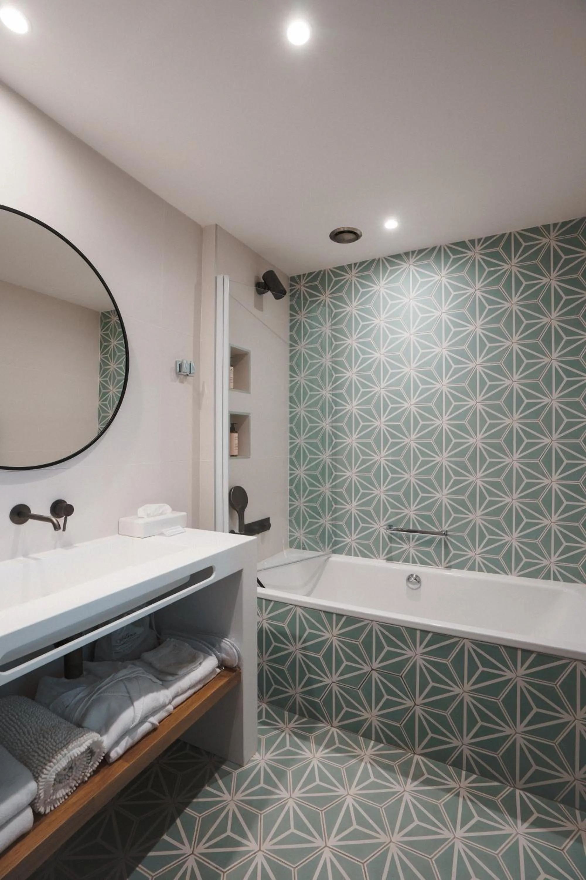 Bathroom in Hôtel Briketenia