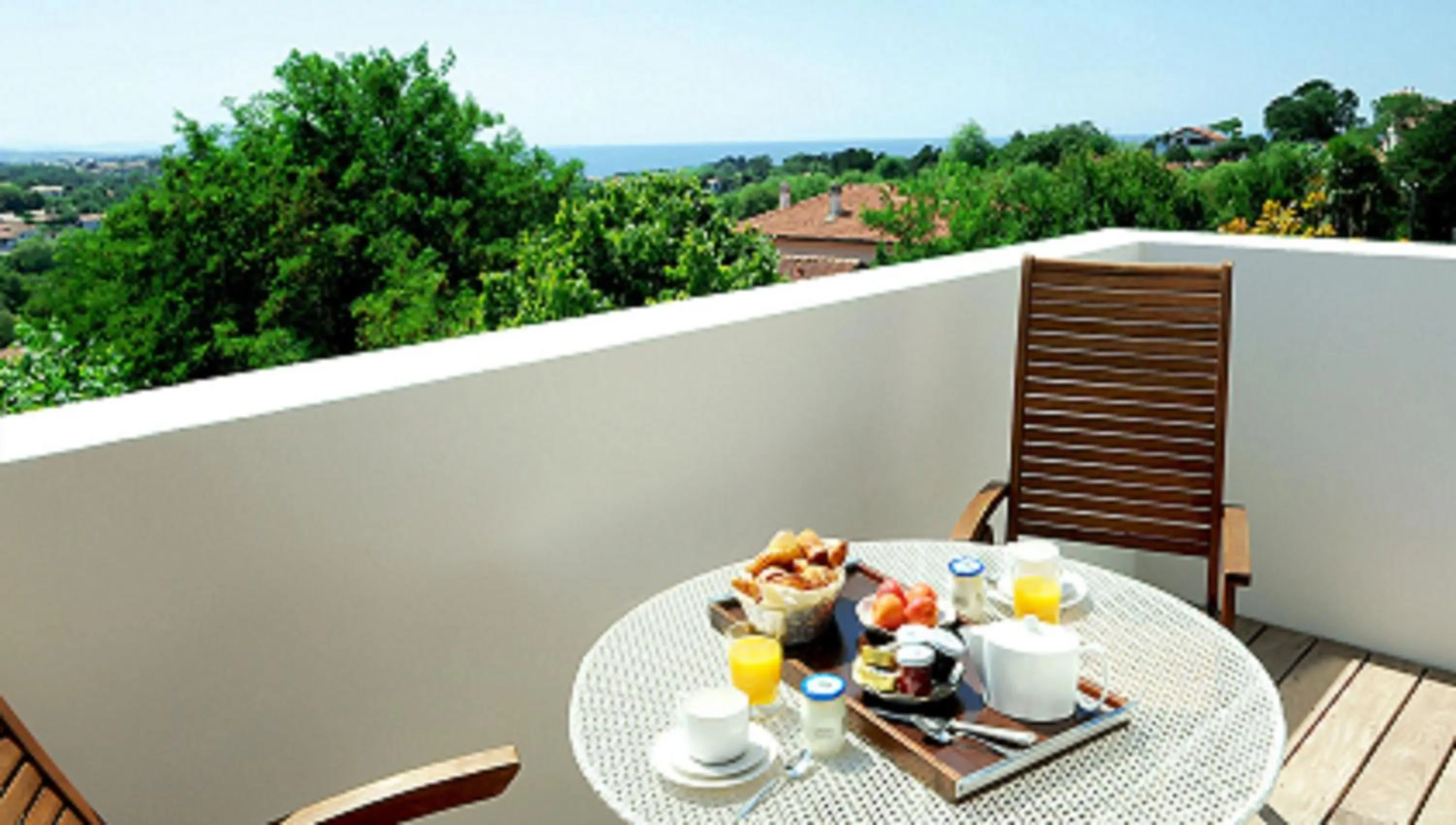 Balcony/Terrace in Hôtel Briketenia