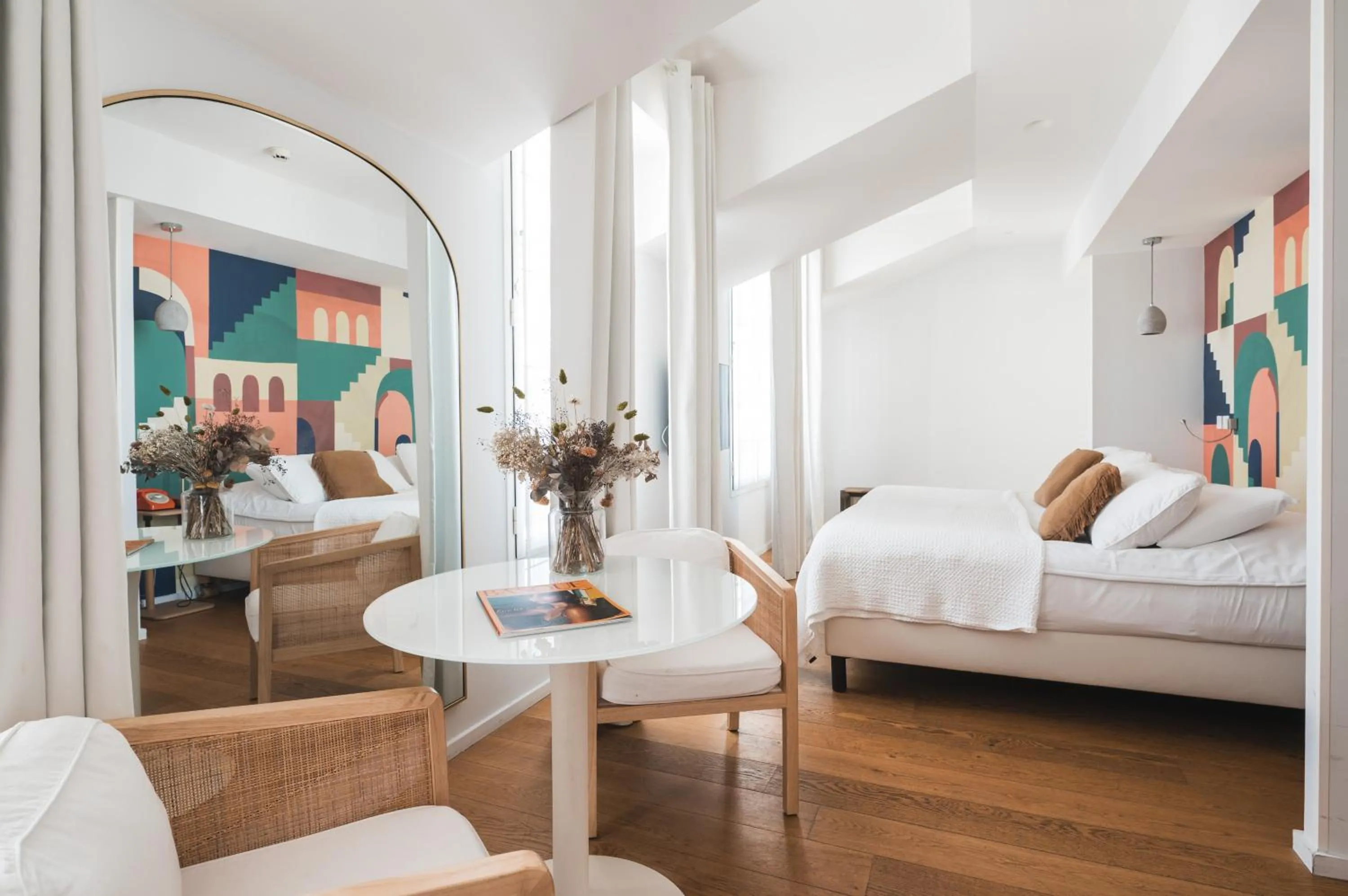 Bed in Hôtel Briketenia