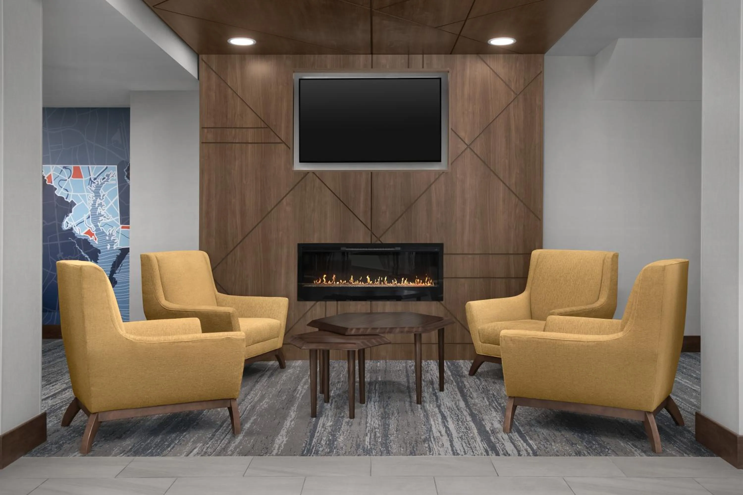 Lobby or reception in Holiday Inn Express Baltimore - BWI Airport NE by IHG
