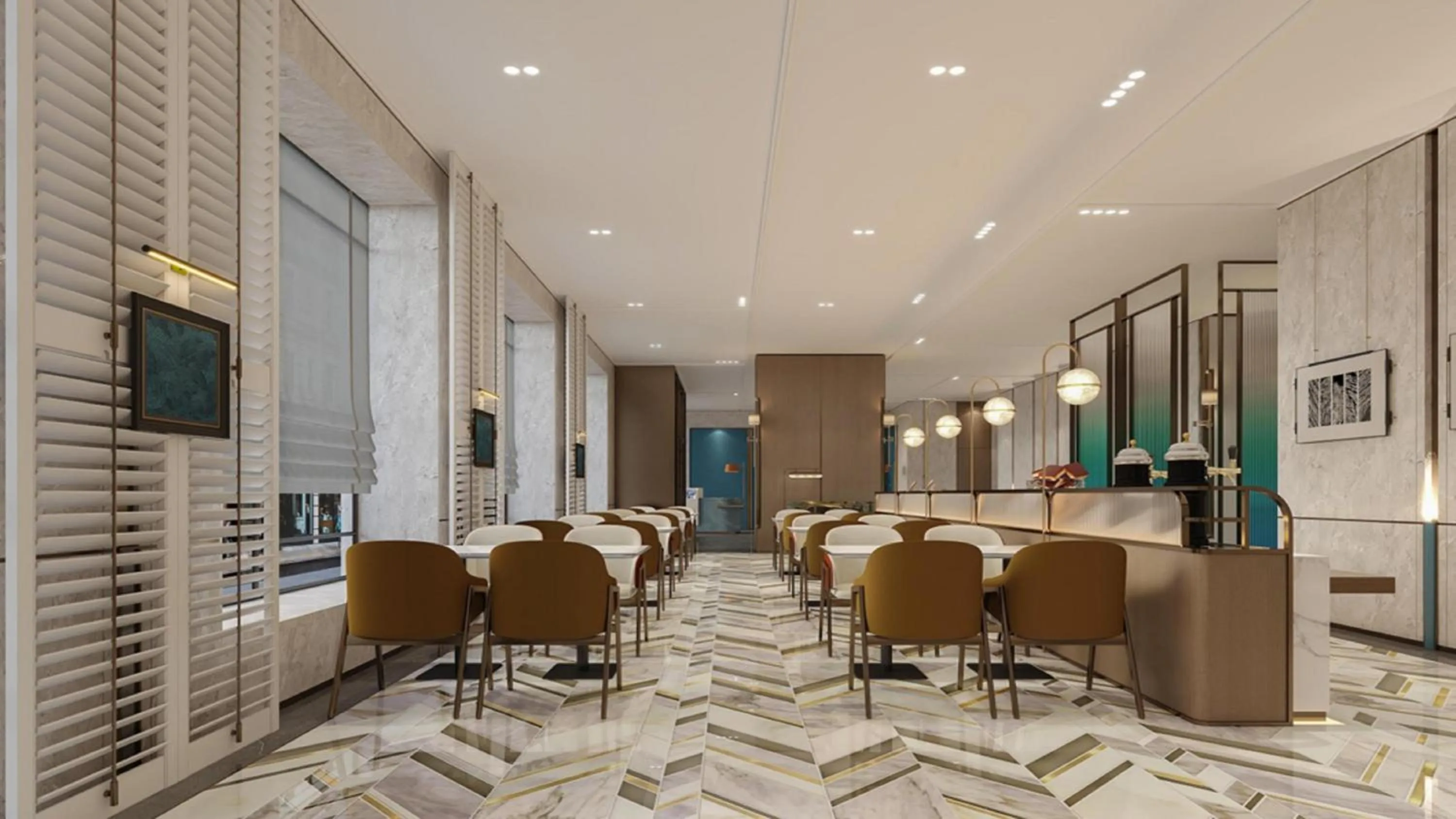 Restaurant/places to eat in Holiday Inn Express Harbin Central Avenue by IHG