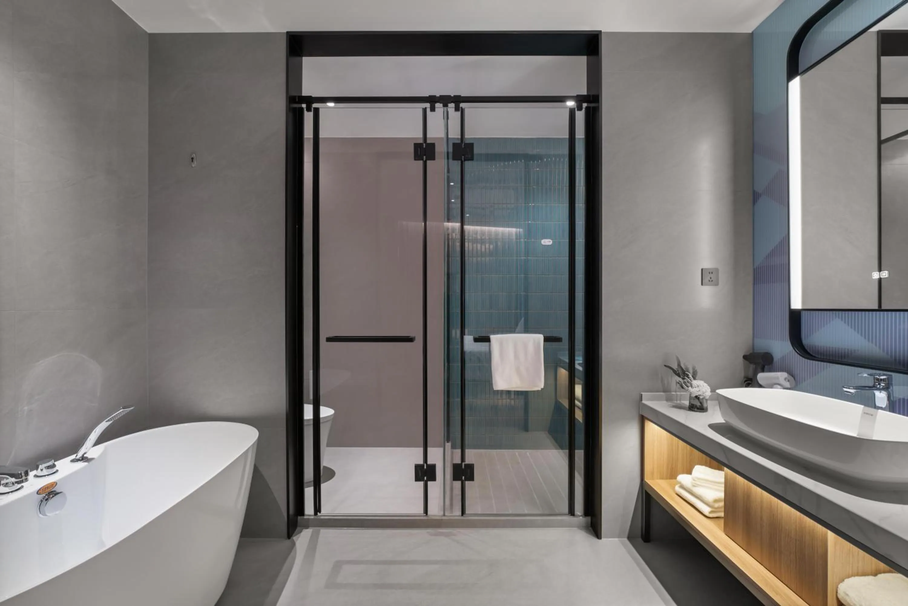 Shower in Holiday Inn Express Harbin Central Avenue by IHG