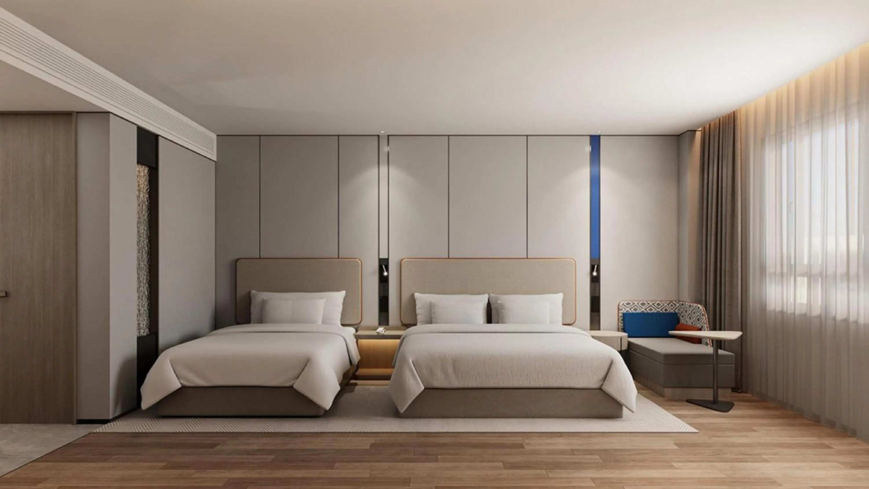 Photo of the whole room, Bed in Holiday Inn Express Harbin Central Avenue by IHG