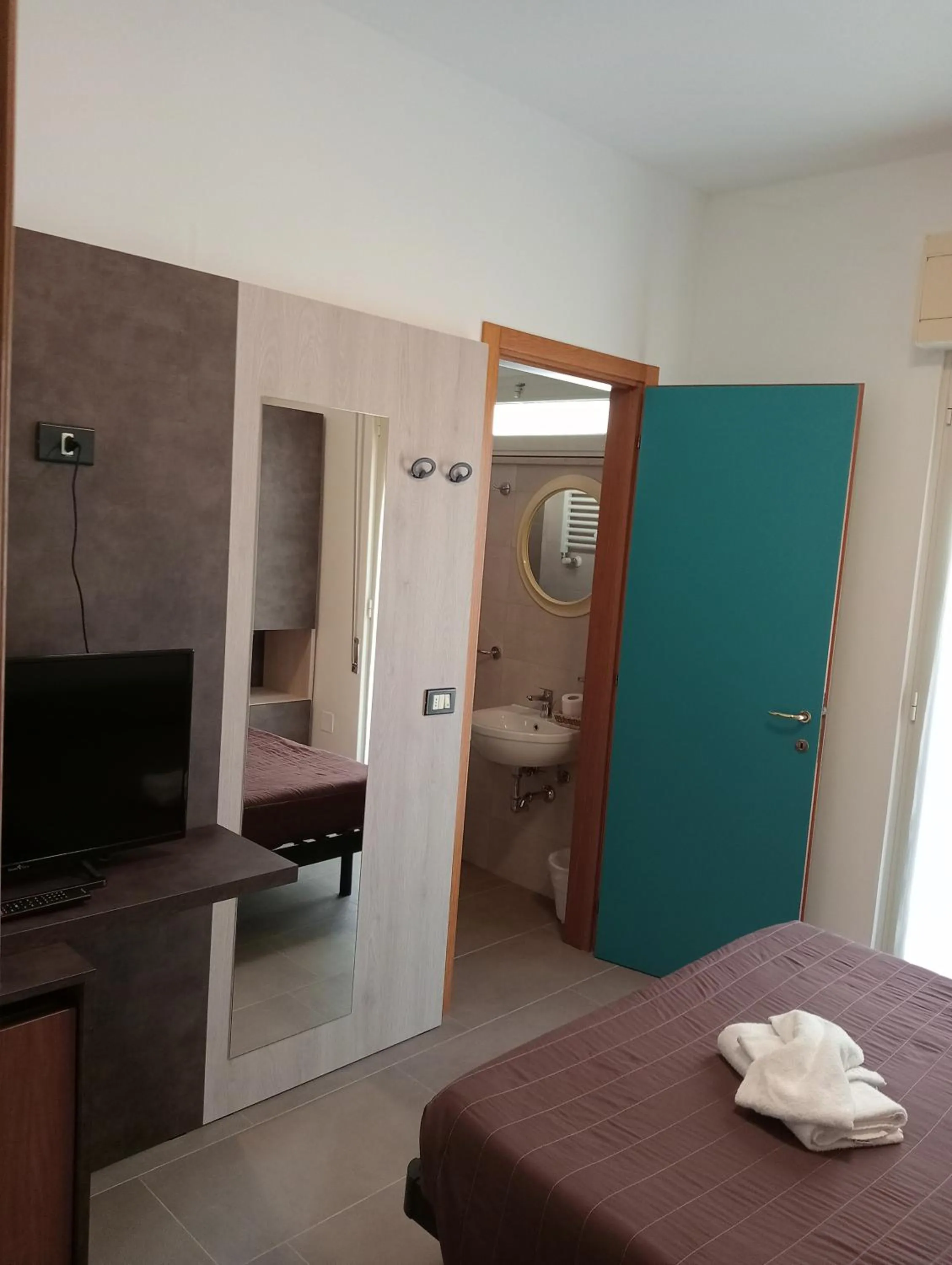 Bed in Hotel Bel Mare