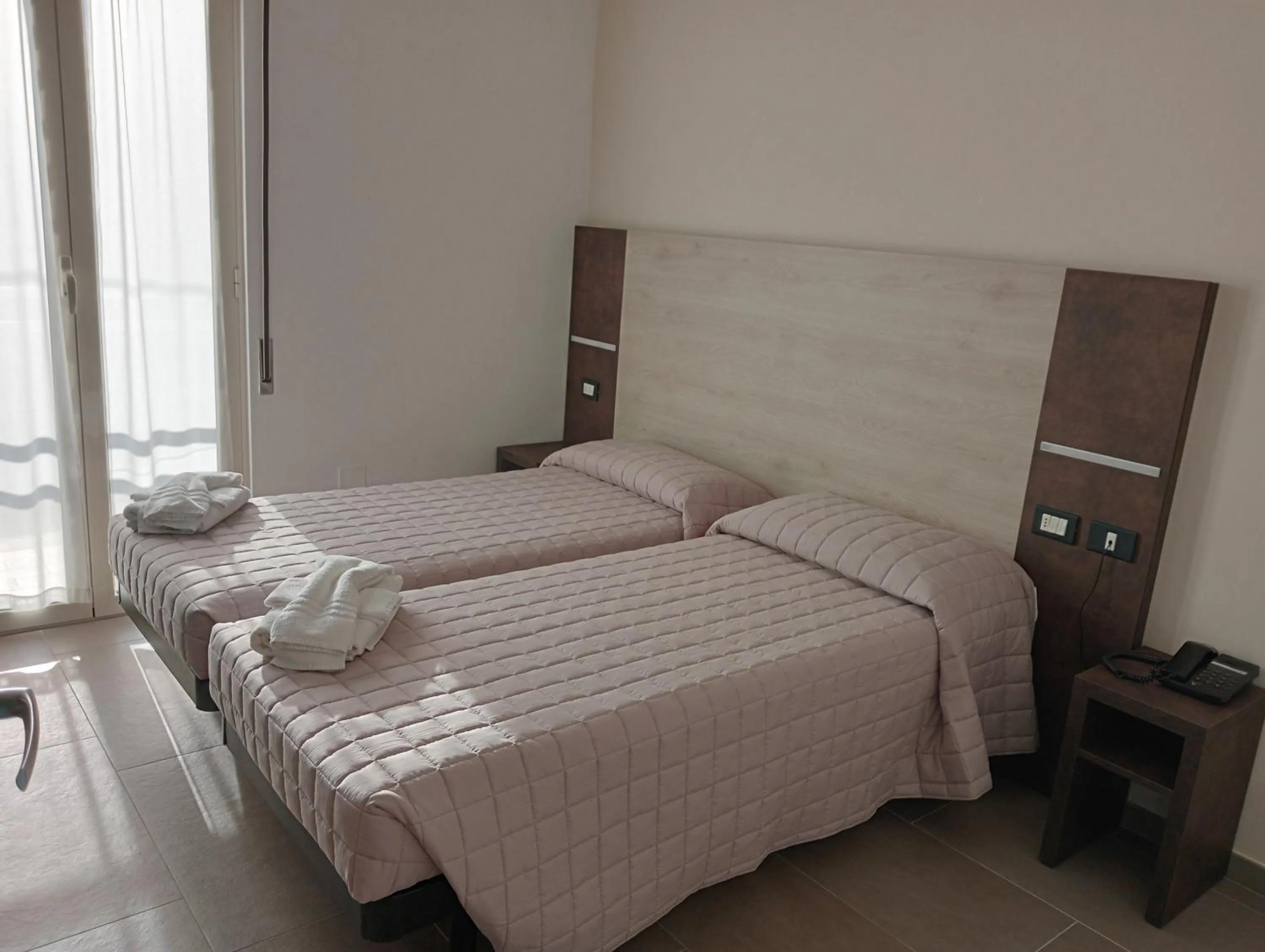 Bed in Hotel Bel Mare