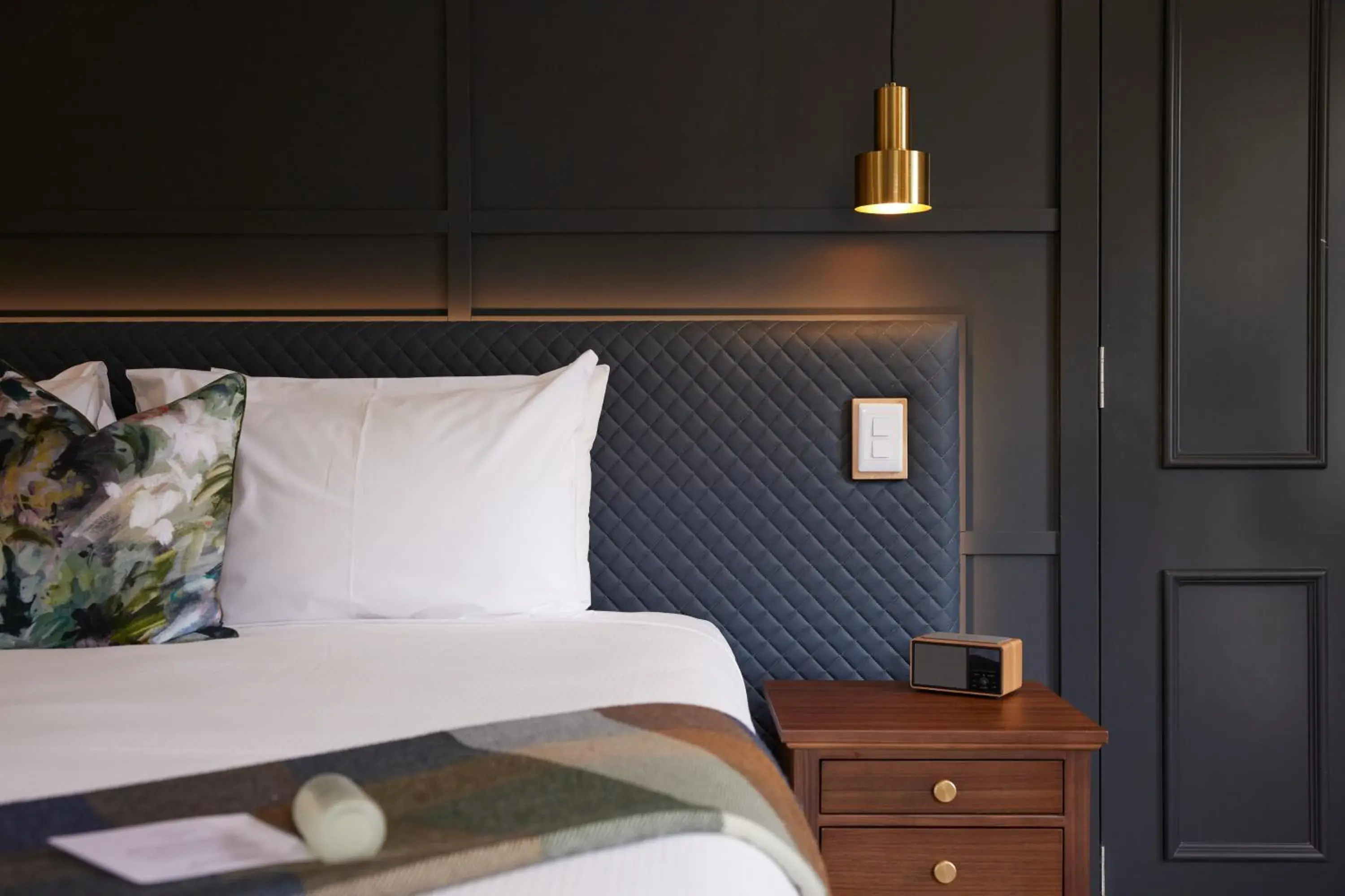 Bed in The Clements Hotel Bed in The Clements Hotel