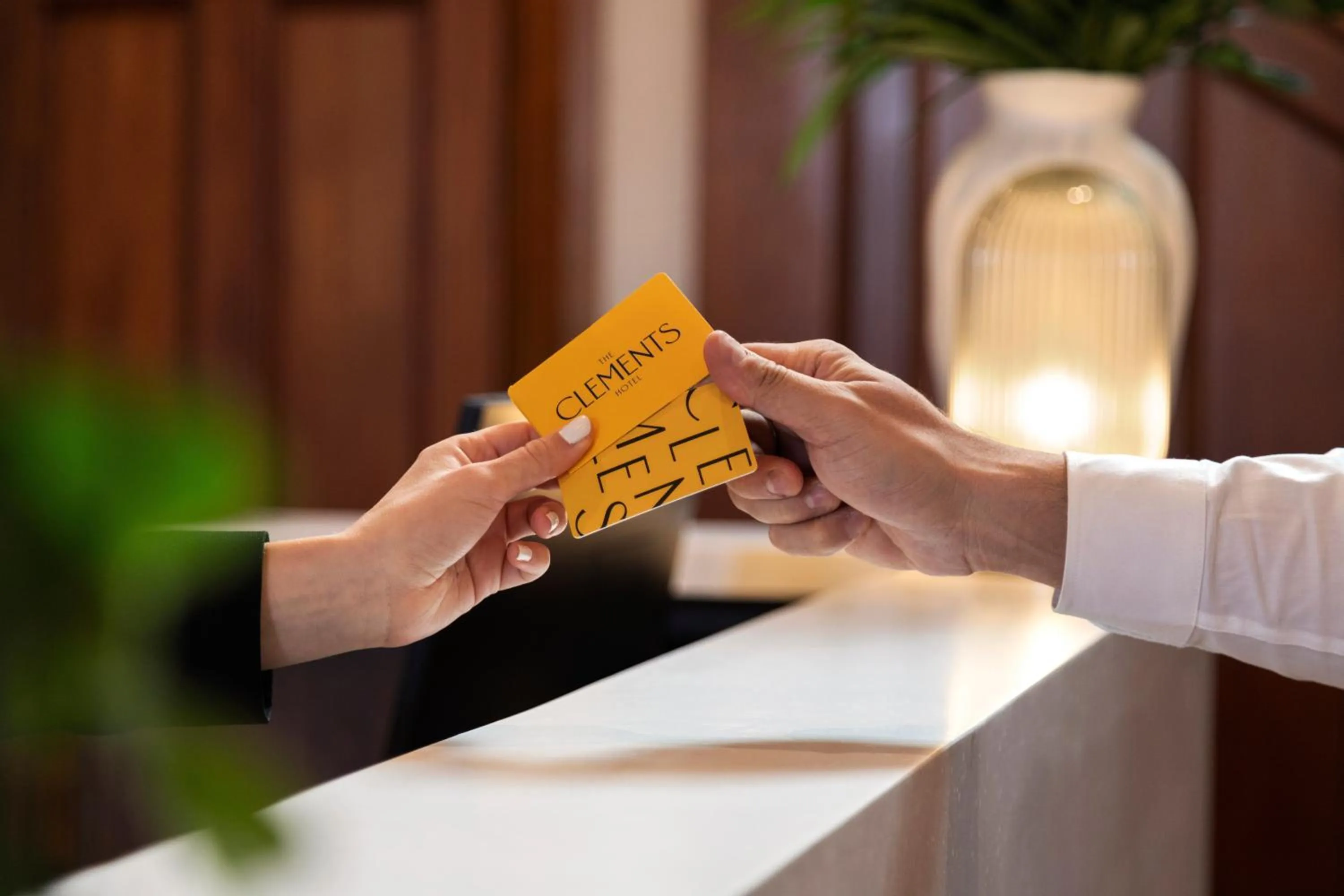 Lobby or reception in The Clements Hotel