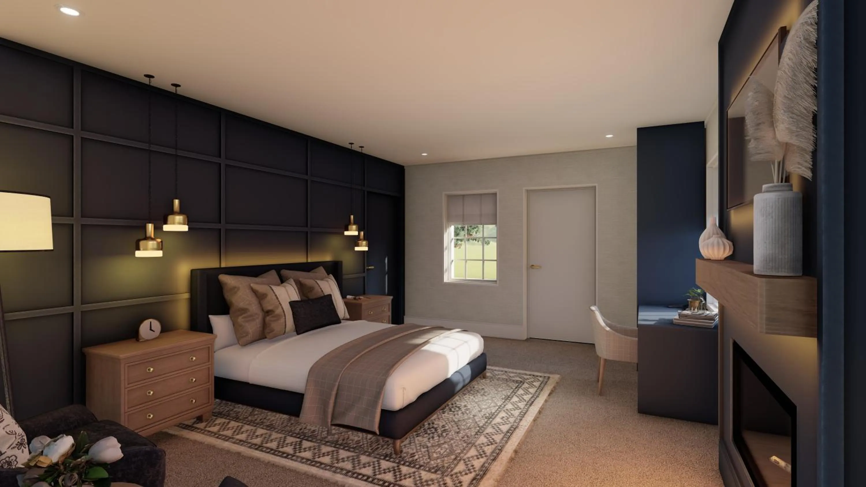 Bed in The Clements Hotel