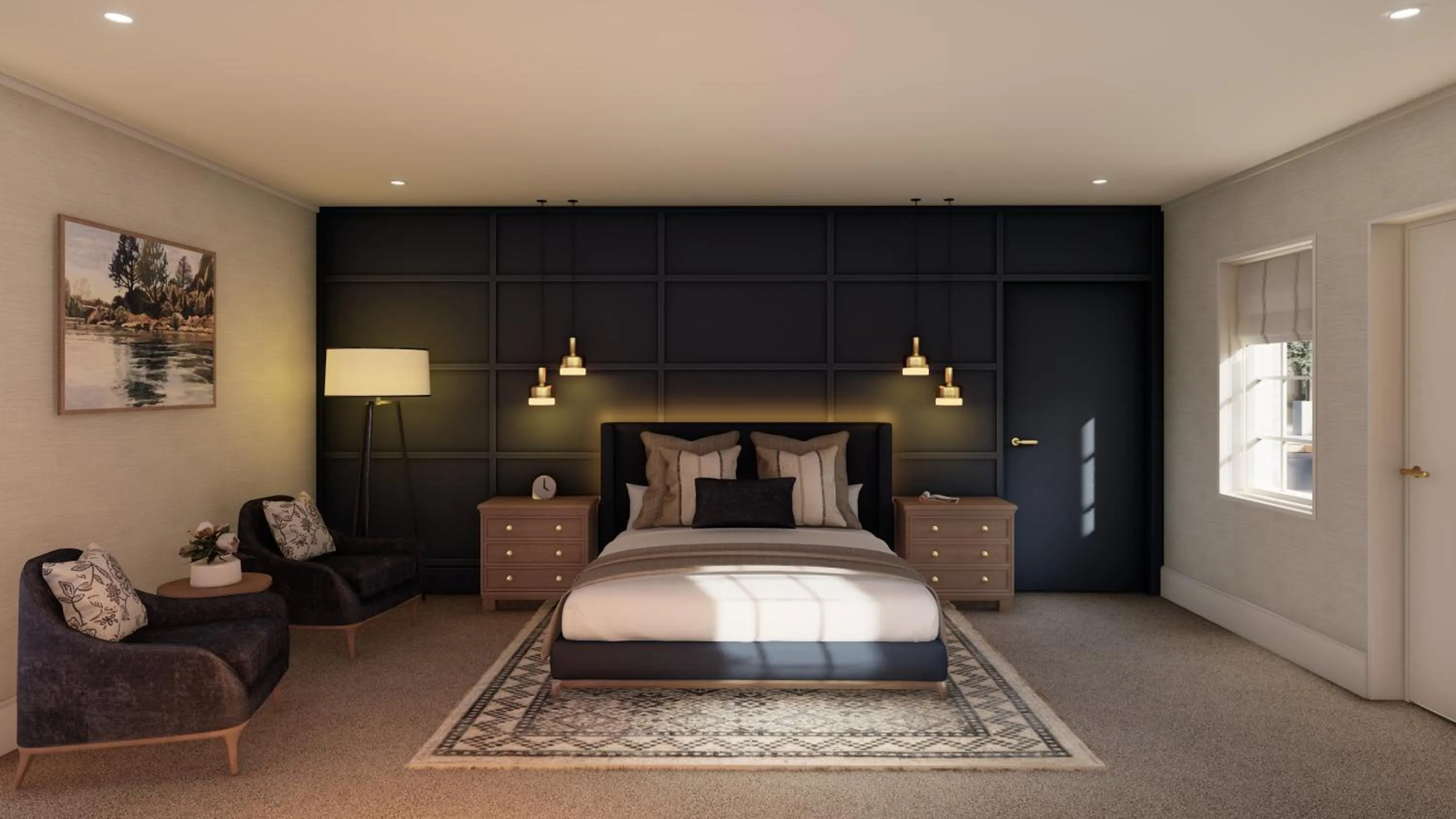 Bed in The Clements Hotel