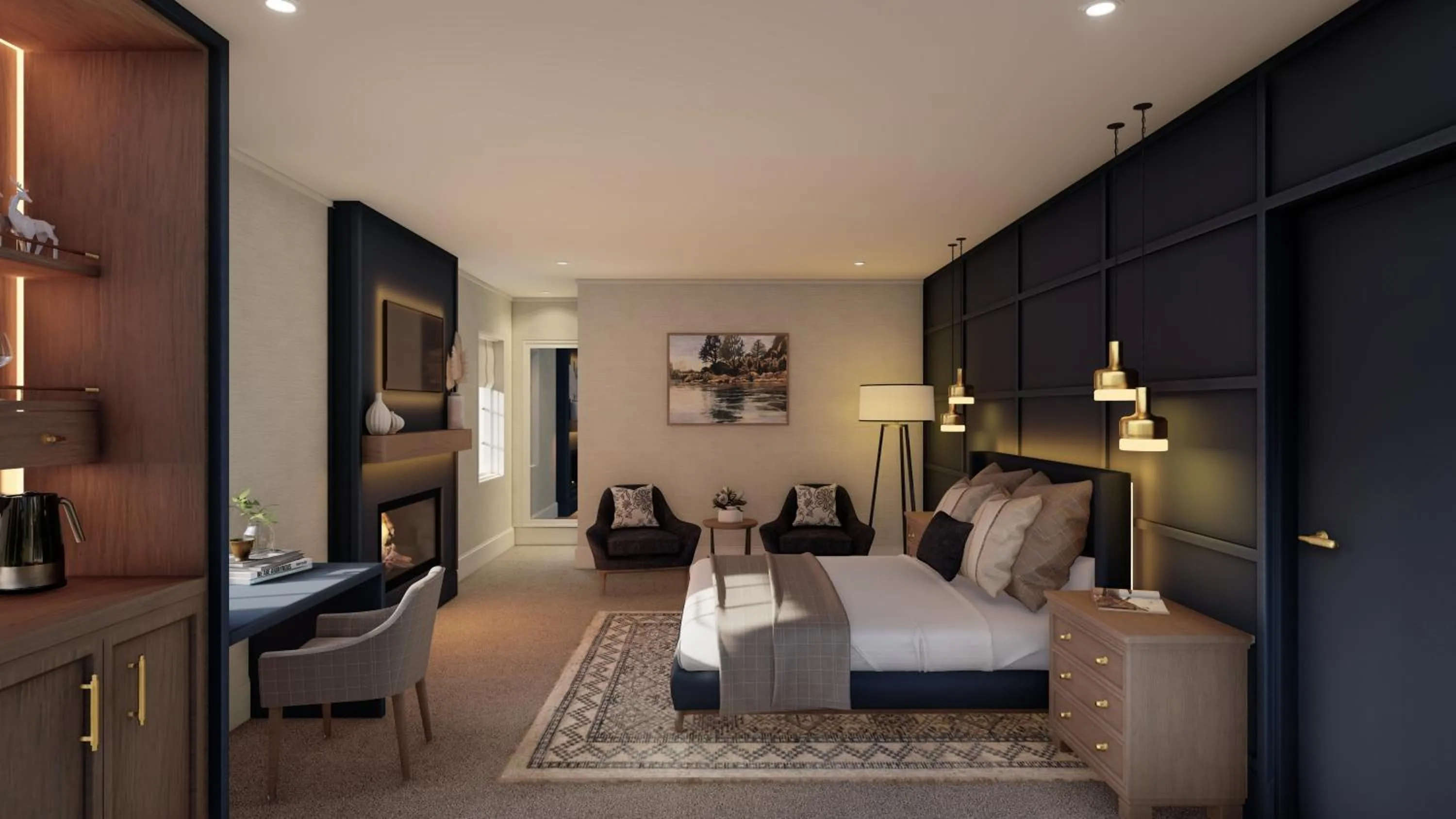 Bed in The Clements Hotel