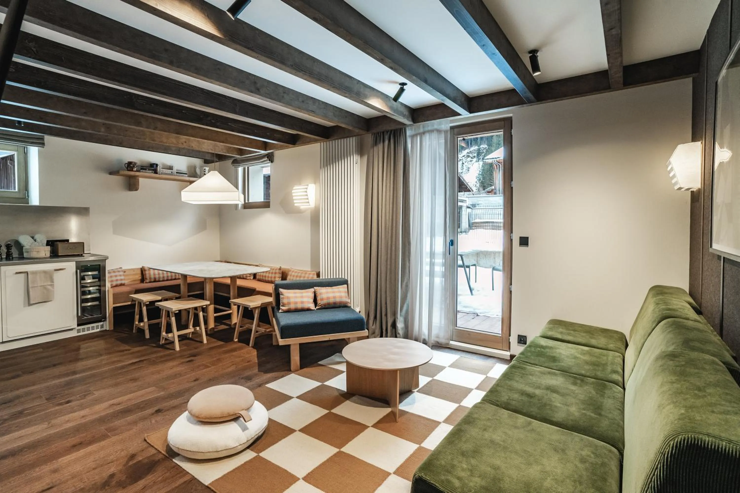 Patio in Appartements de l'Héliopic