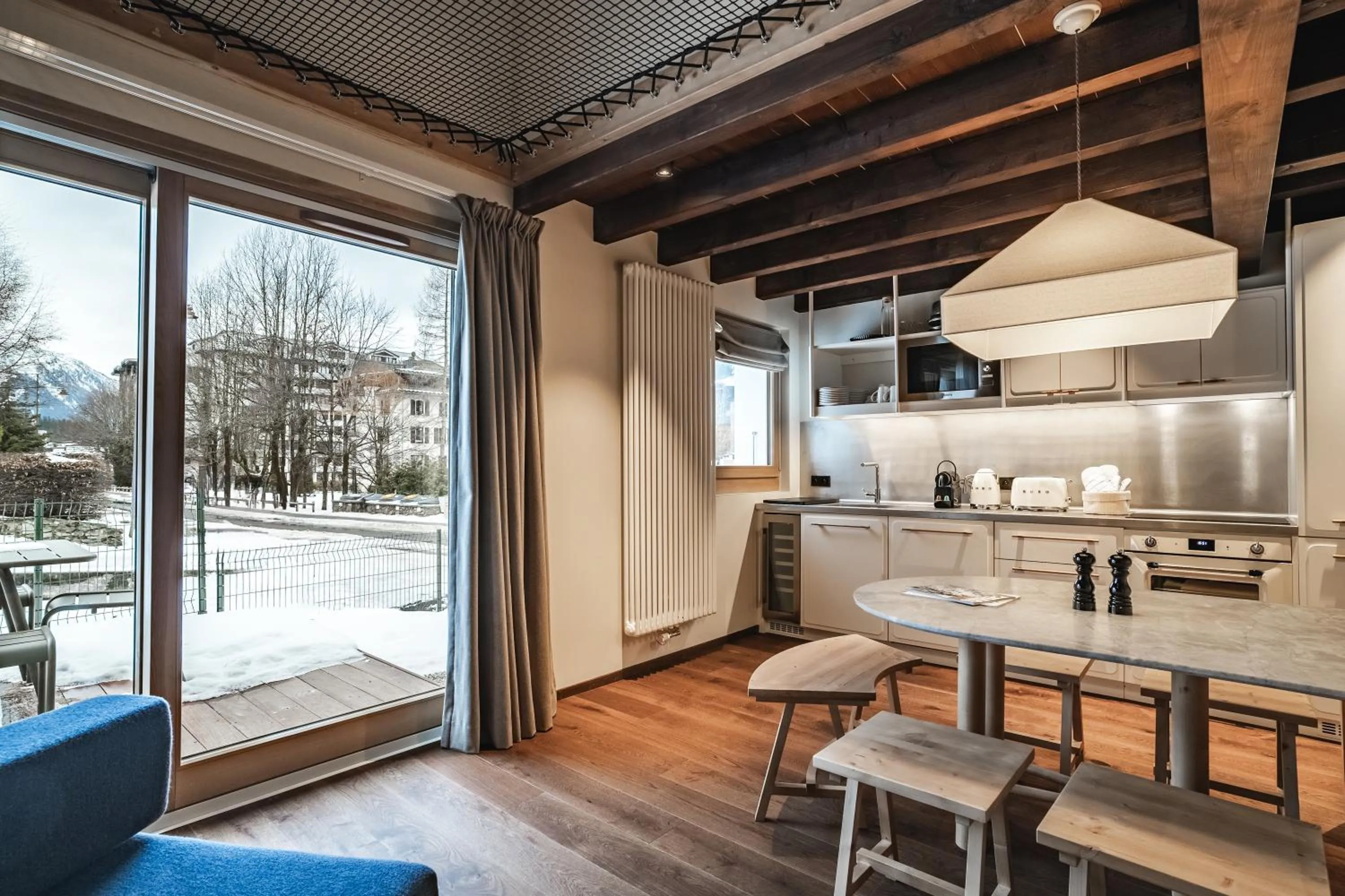 Patio in Appartements de l'Héliopic