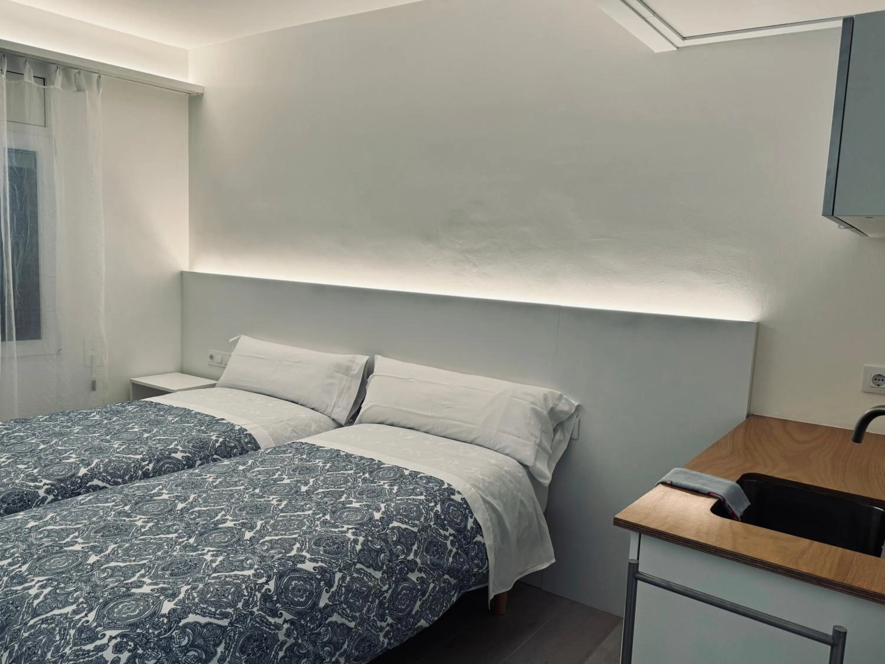 Bed in Hostal Marina Cadaqués