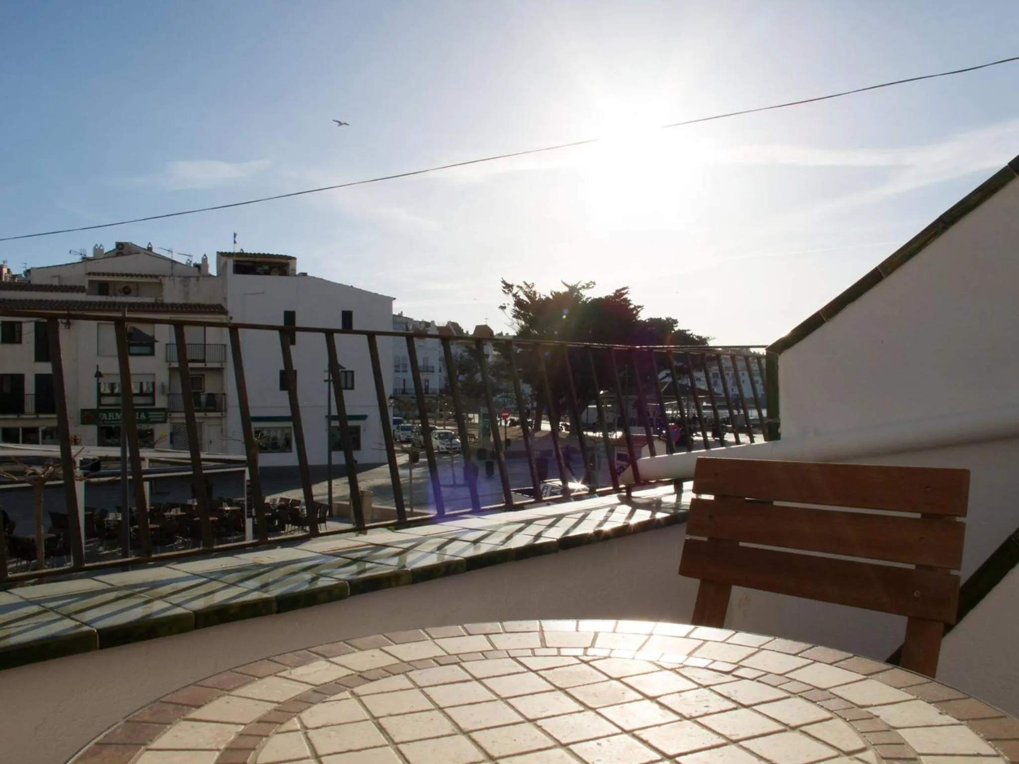 Balcony/Terrace in Hostal Marina Cadaqués