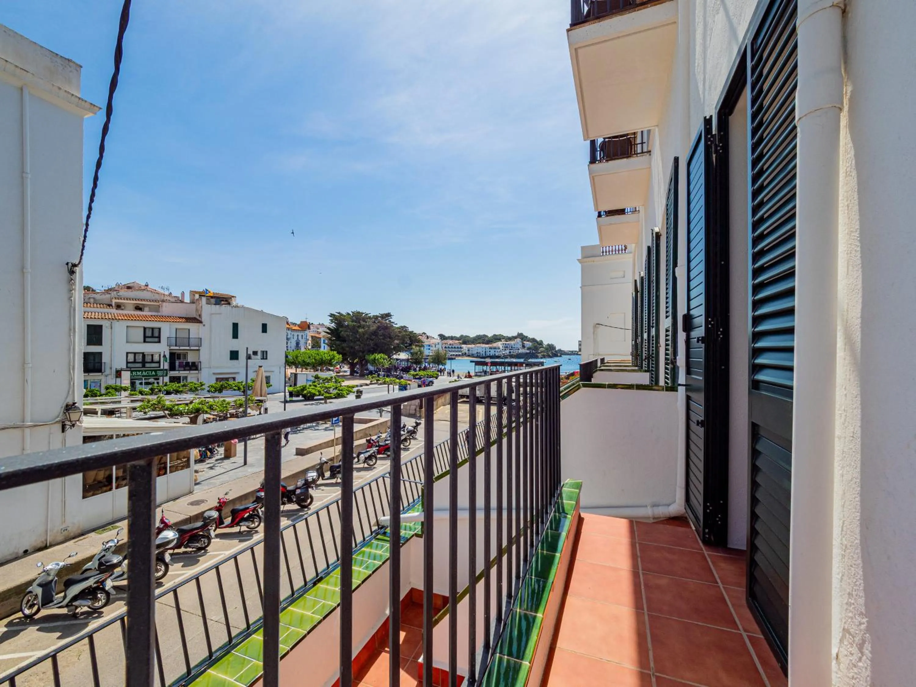 Balcony/Terrace in Hostal Marina Cadaqués