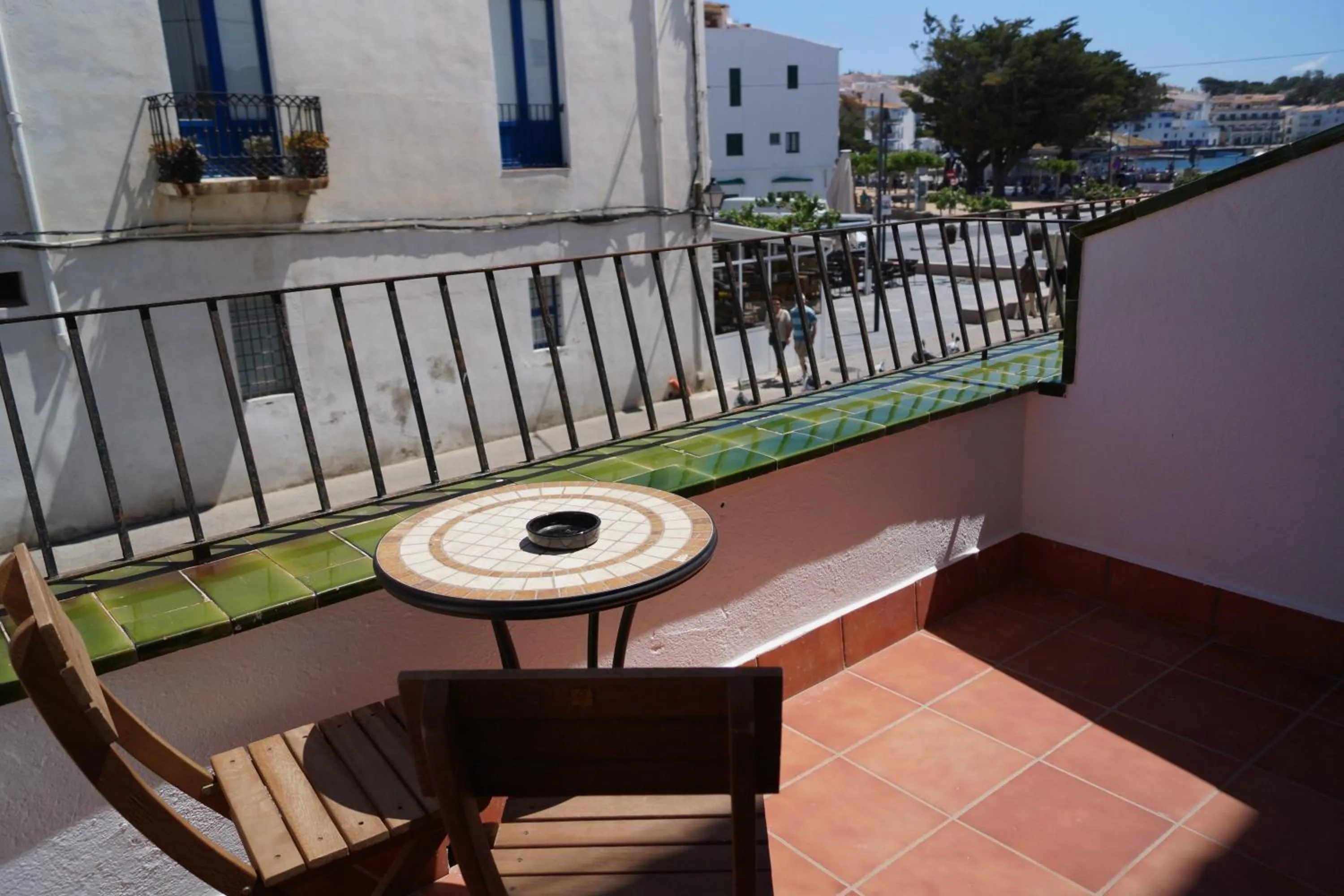 Balcony/Terrace in Hostal Marina Cadaqués