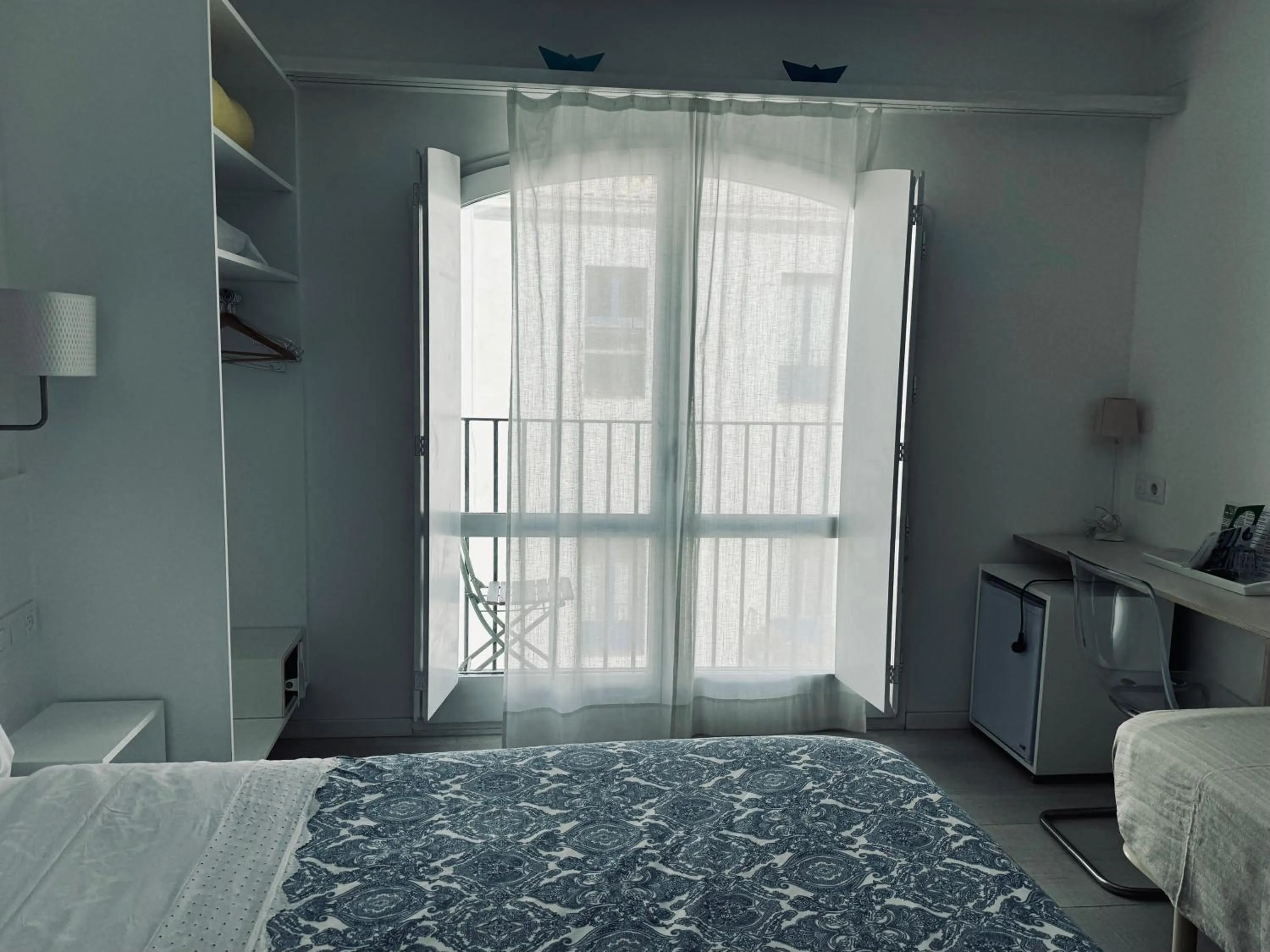 Bed in Hostal Marina Cadaqués