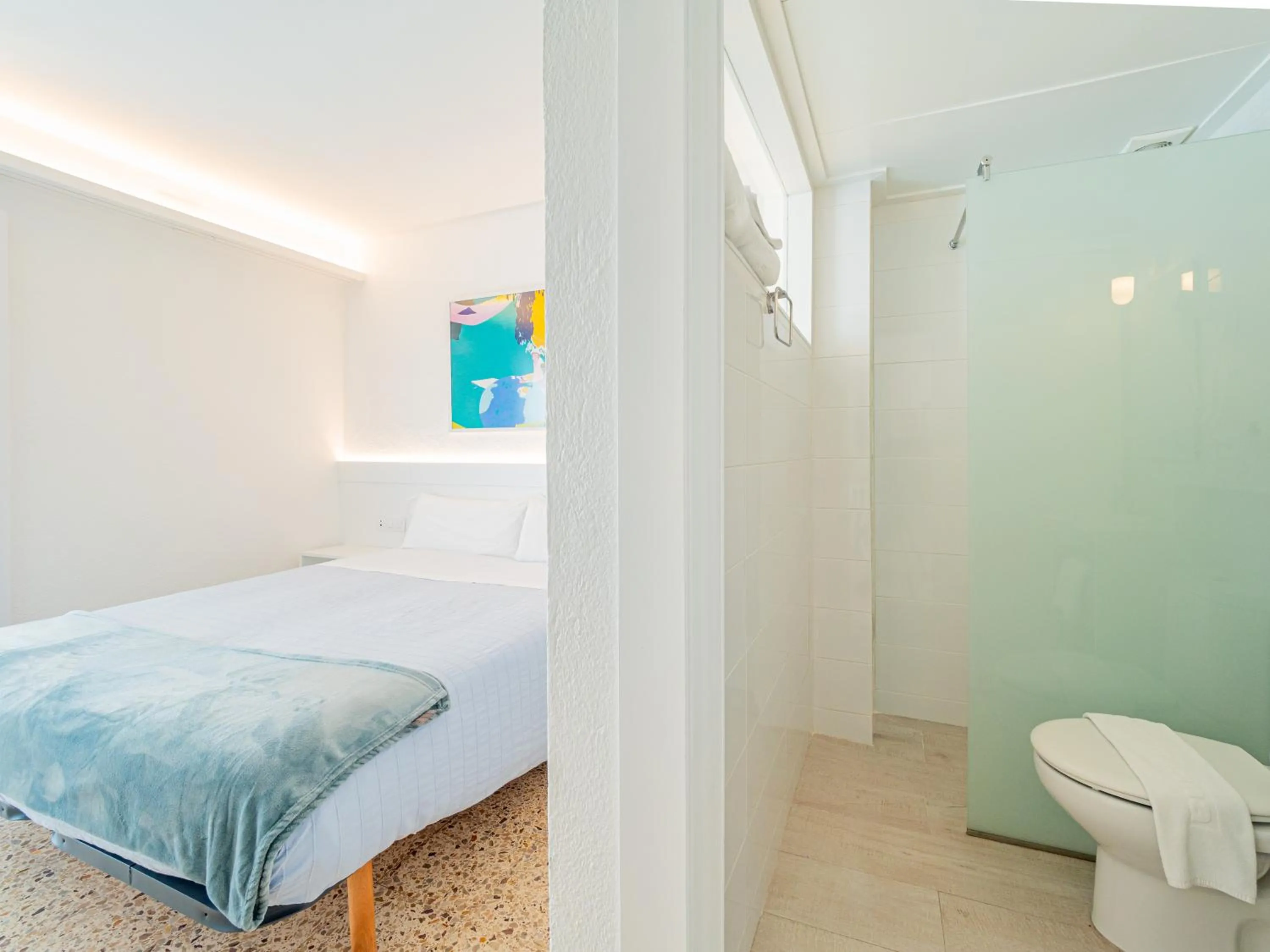 Bed in Hostal Marina Cadaqués