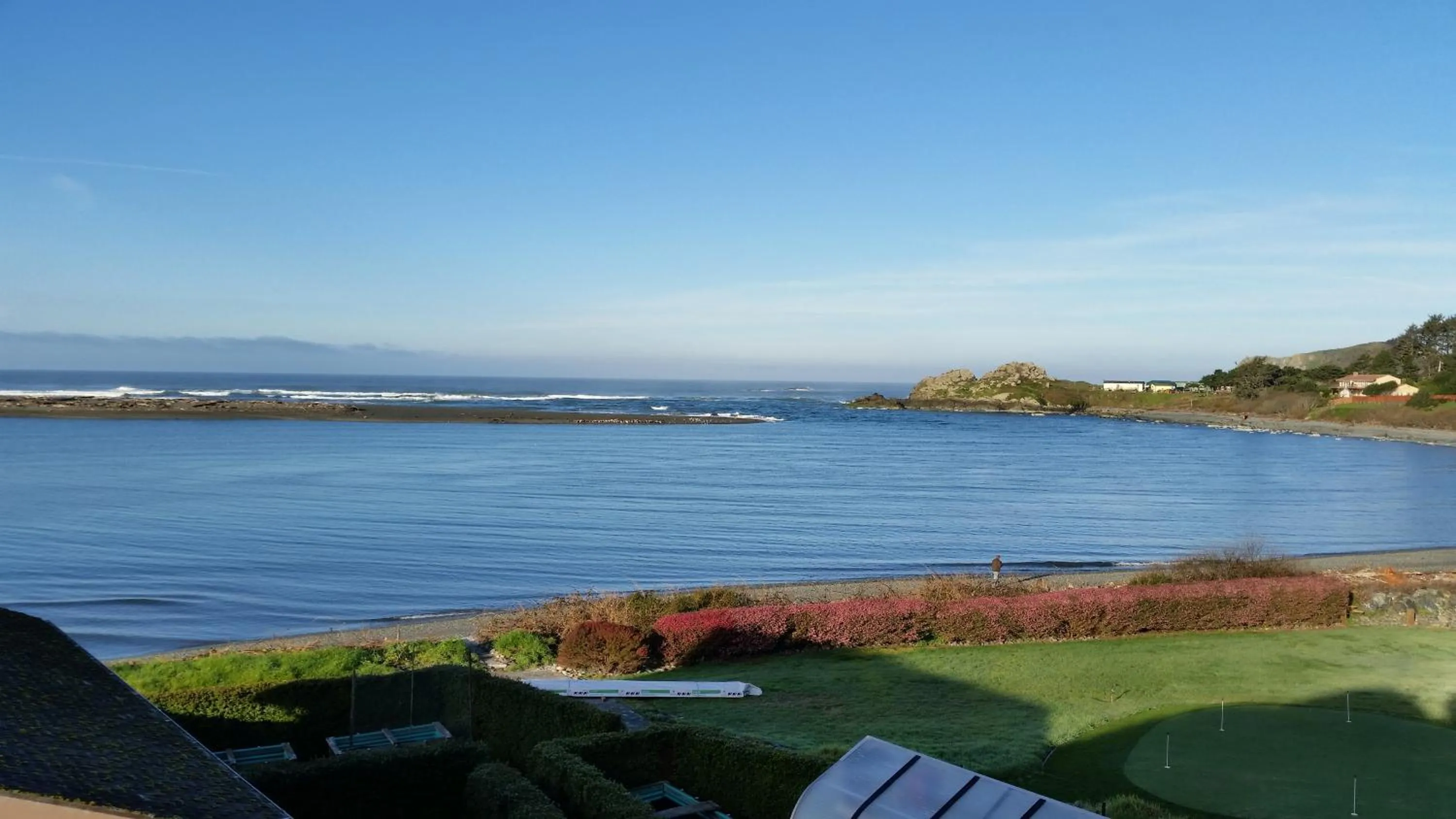 Garden view in Arky's B&B