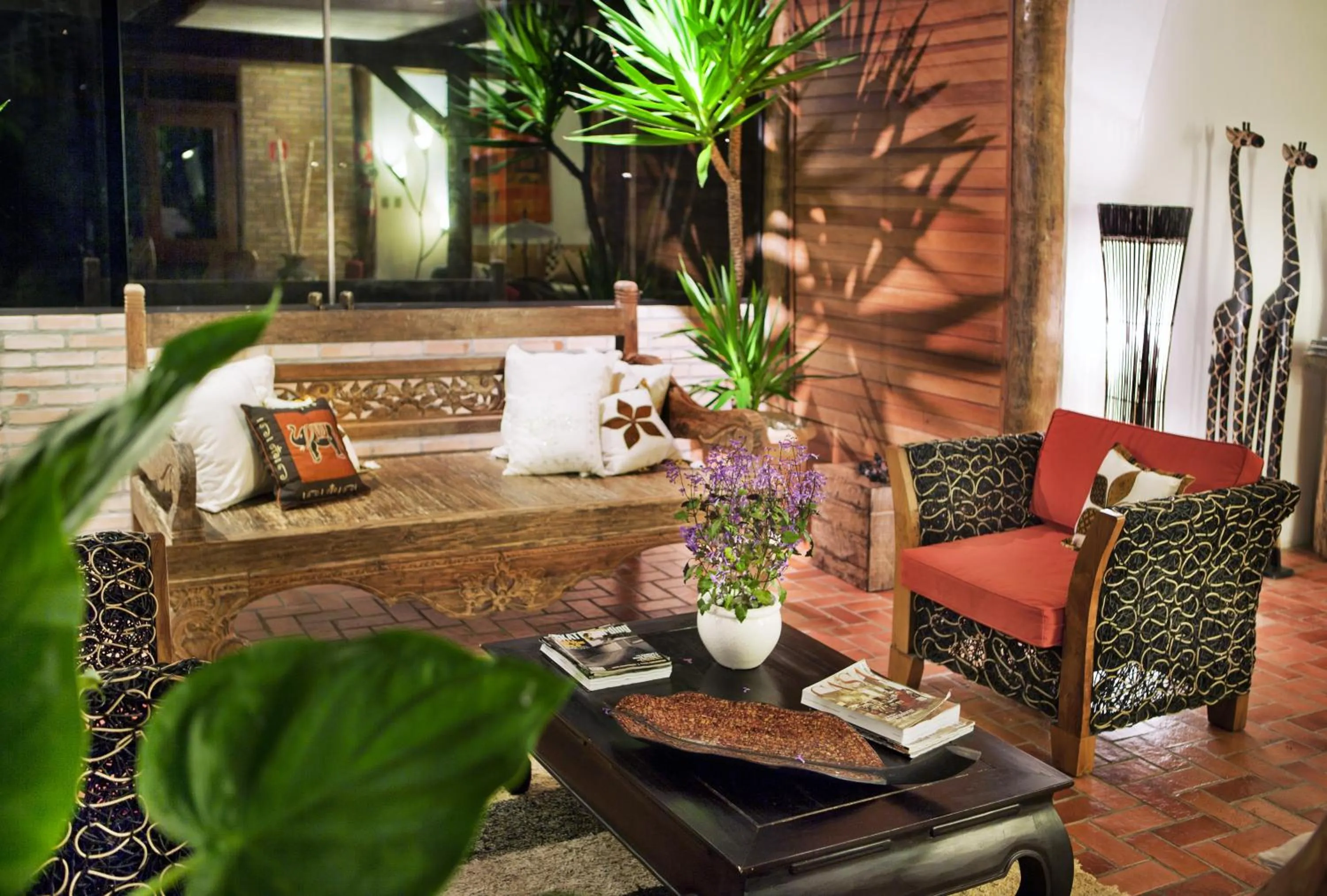 Lobby or reception in Smart Hotel Pousada Reserva Camburi