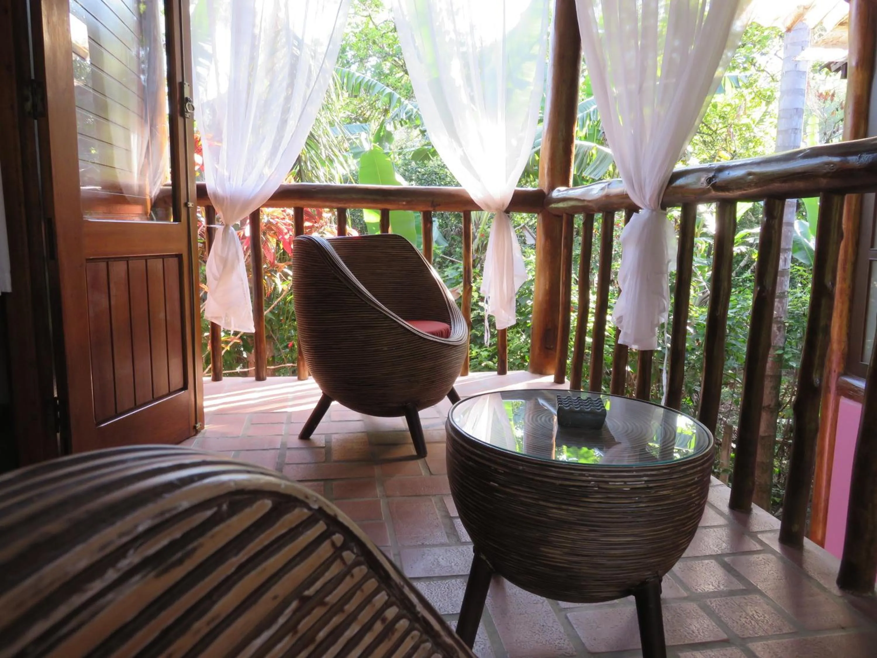 Balcony/Terrace in Smart Hotel Pousada Reserva Camburi