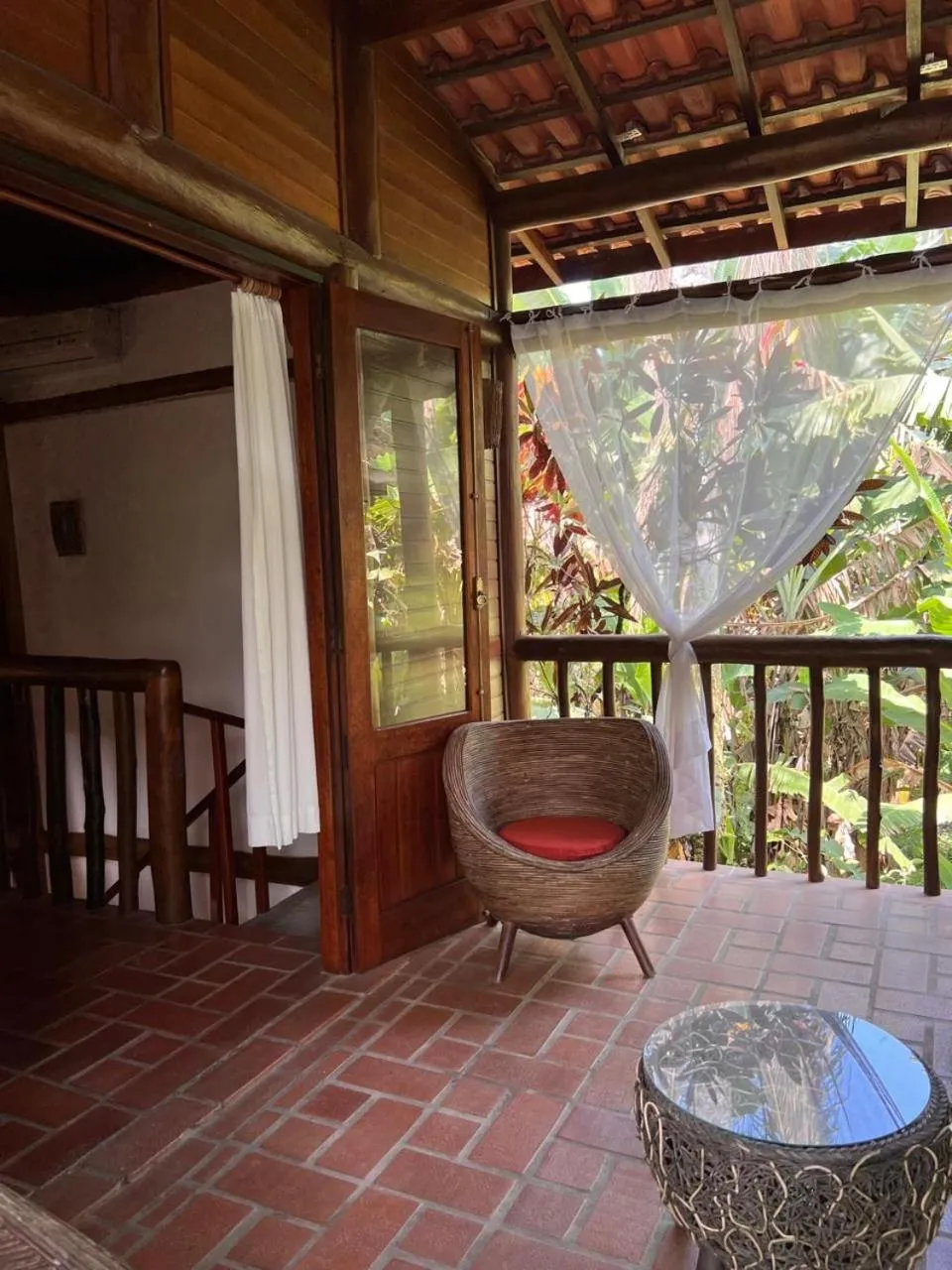 Balcony/Terrace in Smart Hotel Pousada Reserva Camburi